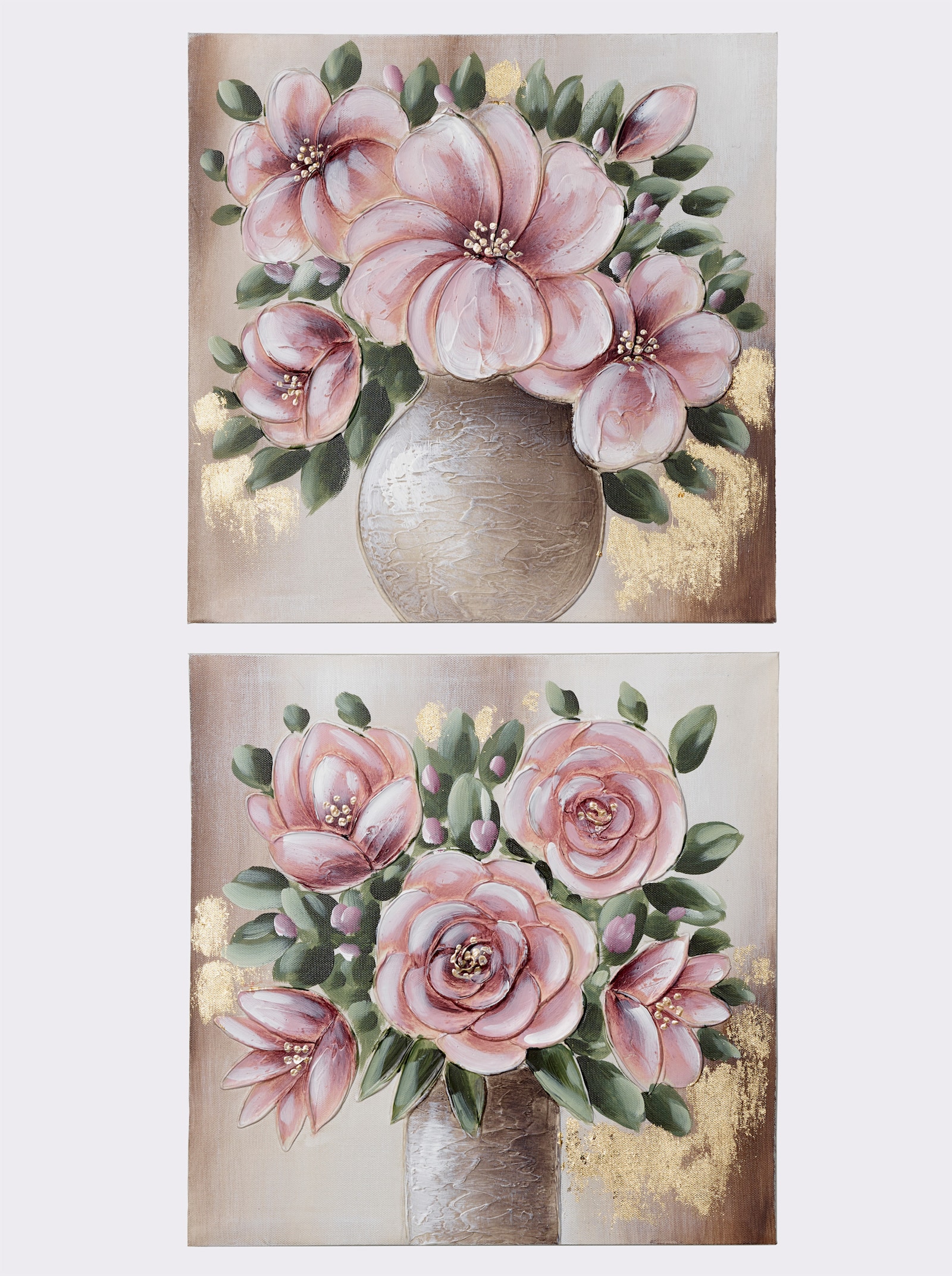 heine home Origineel schilderij - roos