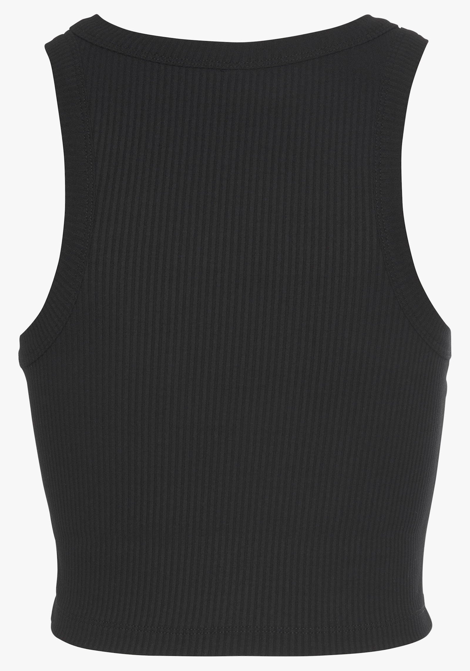 LASCANA Crop-Top - weiß + schwarz