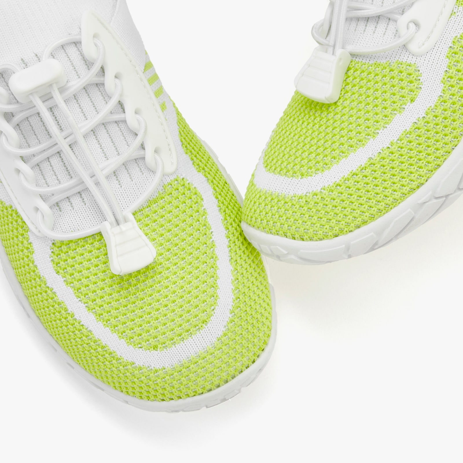 LASCANA Sneaker - weiß/lime