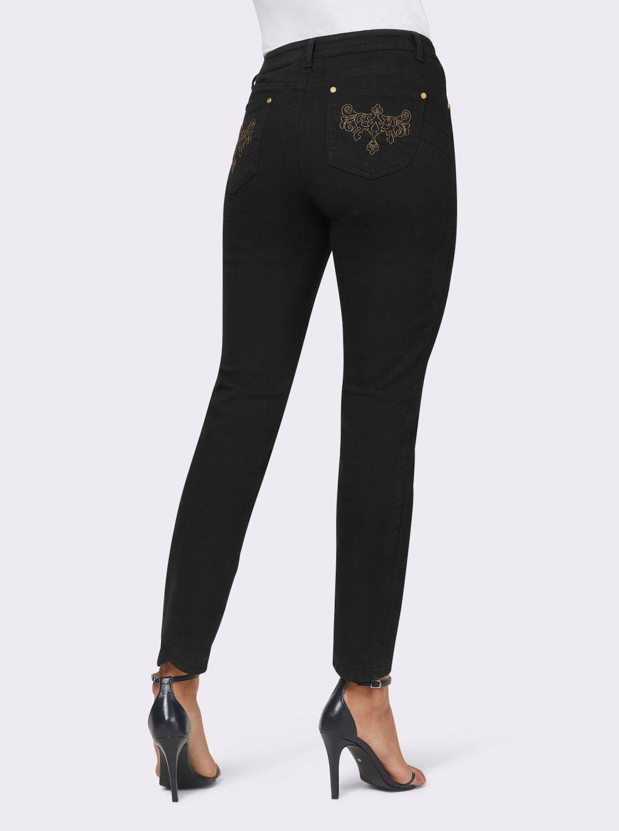 heine 5-pocketbroek - zwart