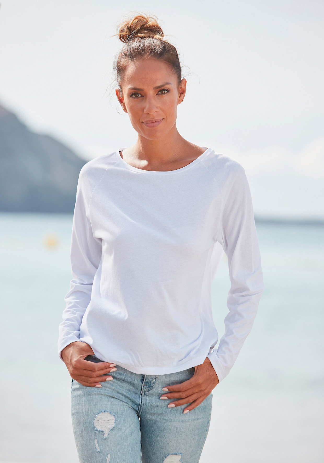 Elbsand Longsleeve - wit
