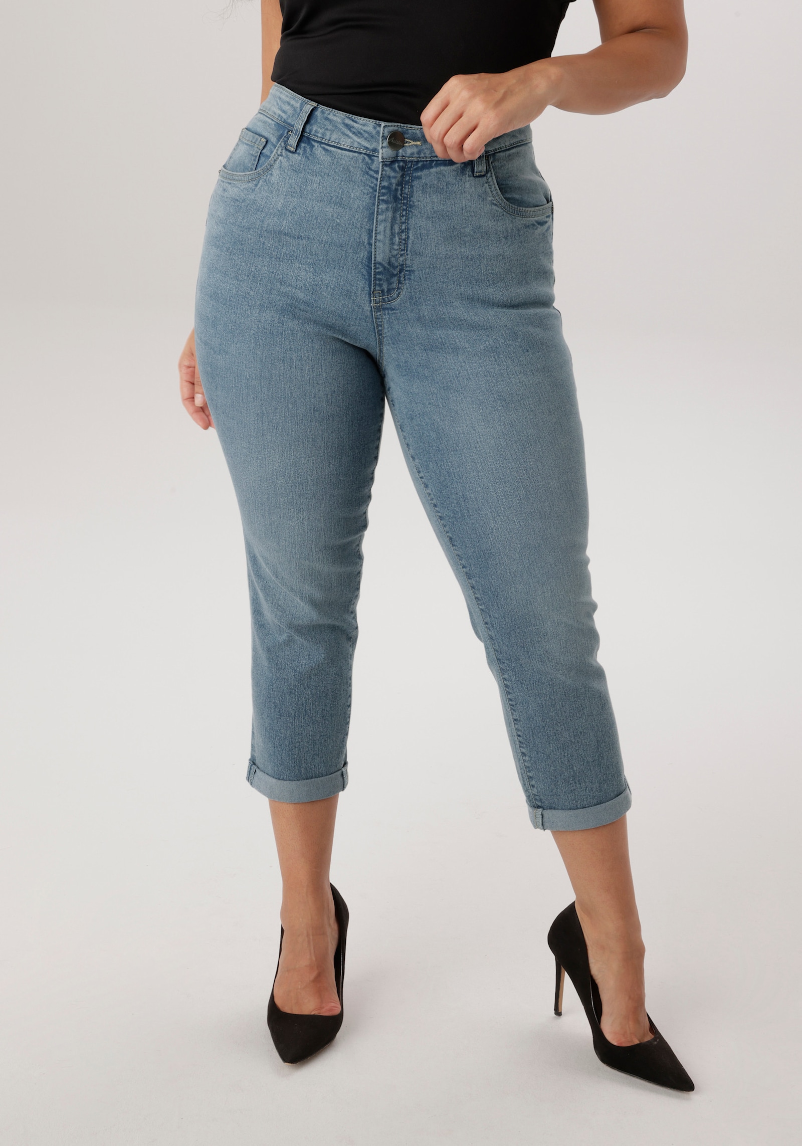 Aniston PLUS 7/8-Jeans - bleached