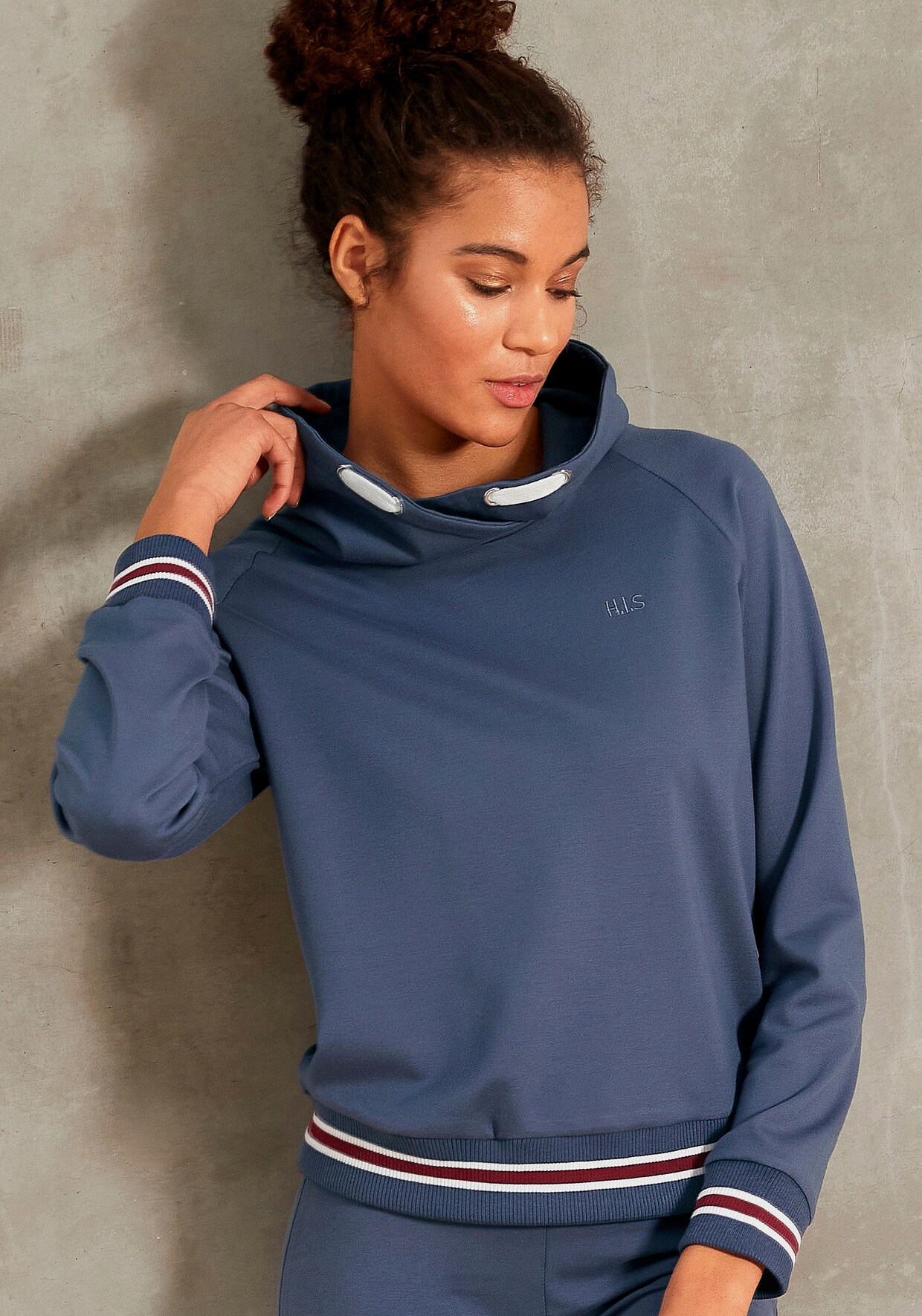 H.I.S Sweatshirt - blau