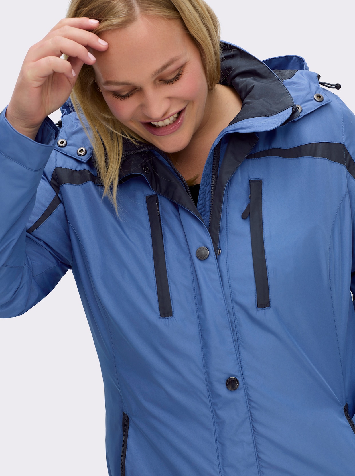 Funktionsjacke - mittelblau