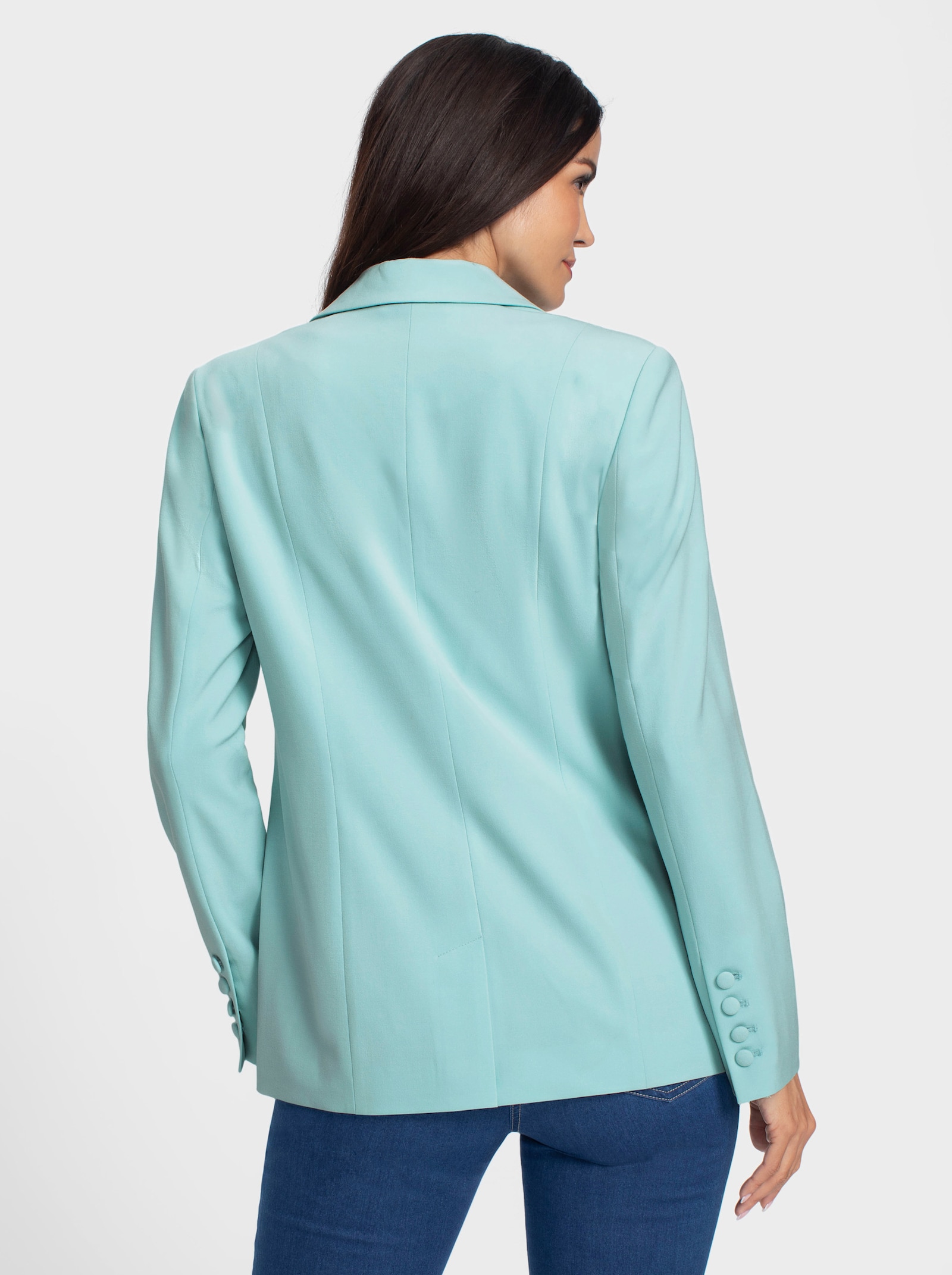 heine Blazer mit Saumschlitz hinten - mint