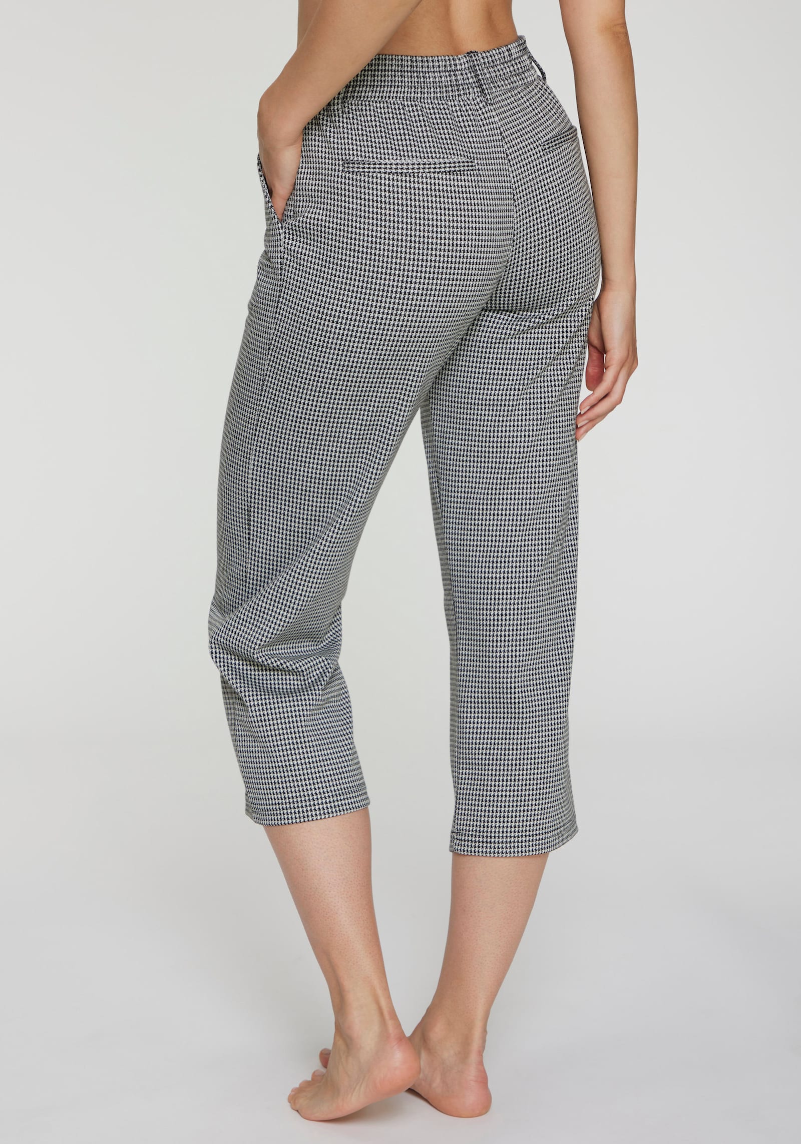 LASCANA Culotte - schwarz kariert