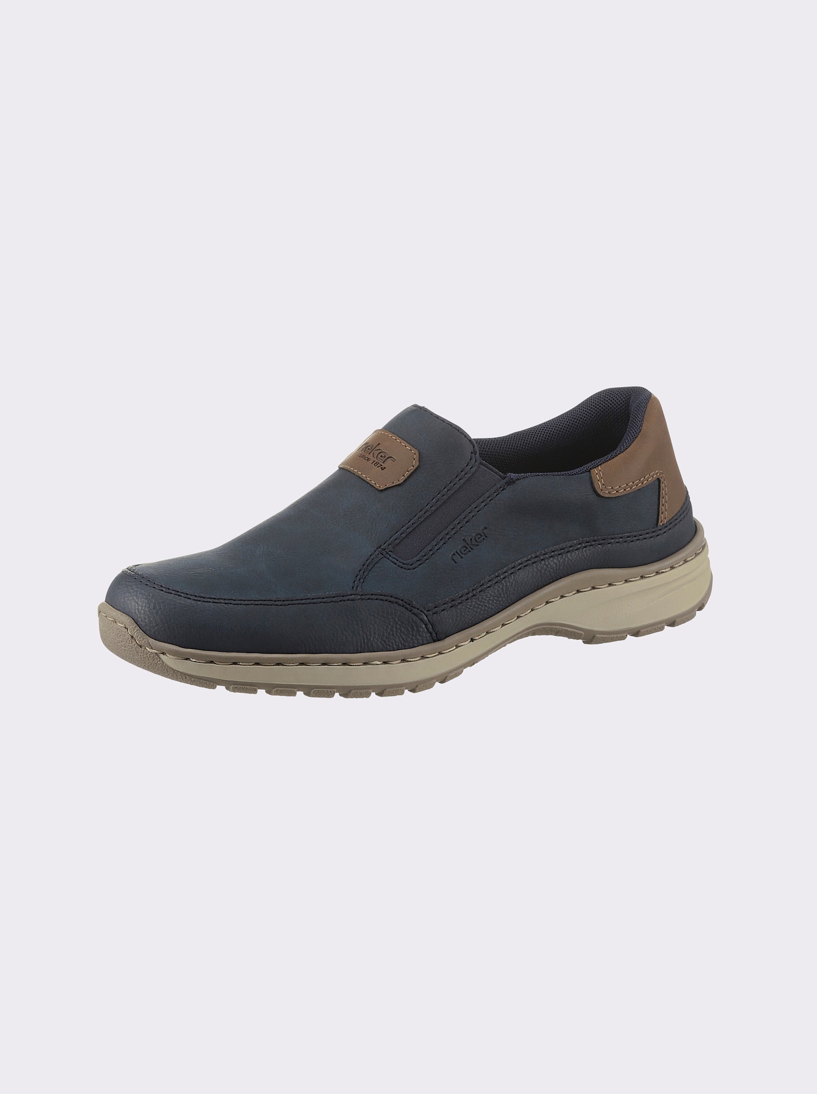 Rieker Slipper mit Wechselfussbett - marine