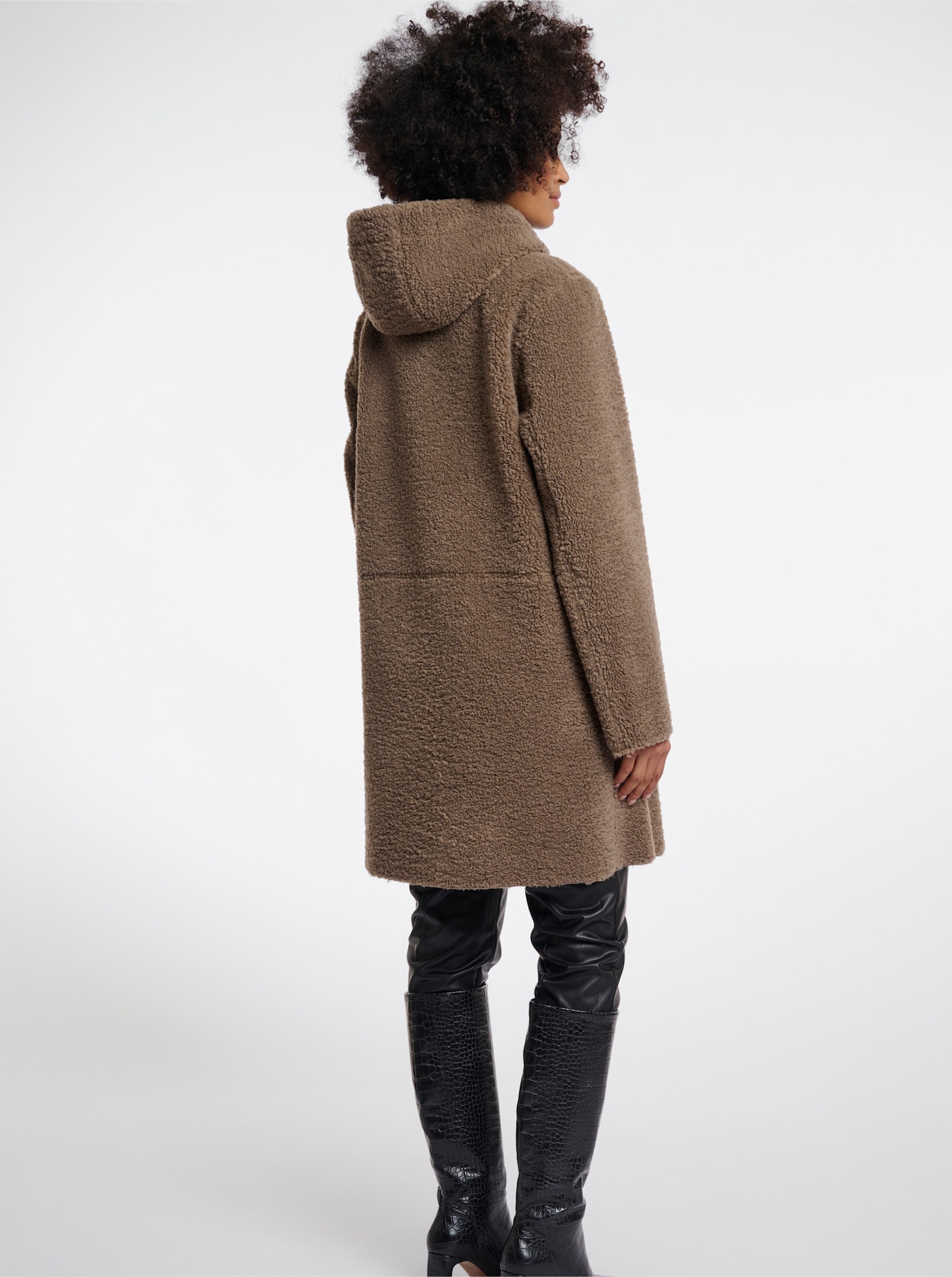 Rino & Pelle Wintermantel mit Wende-Funktion - sesam