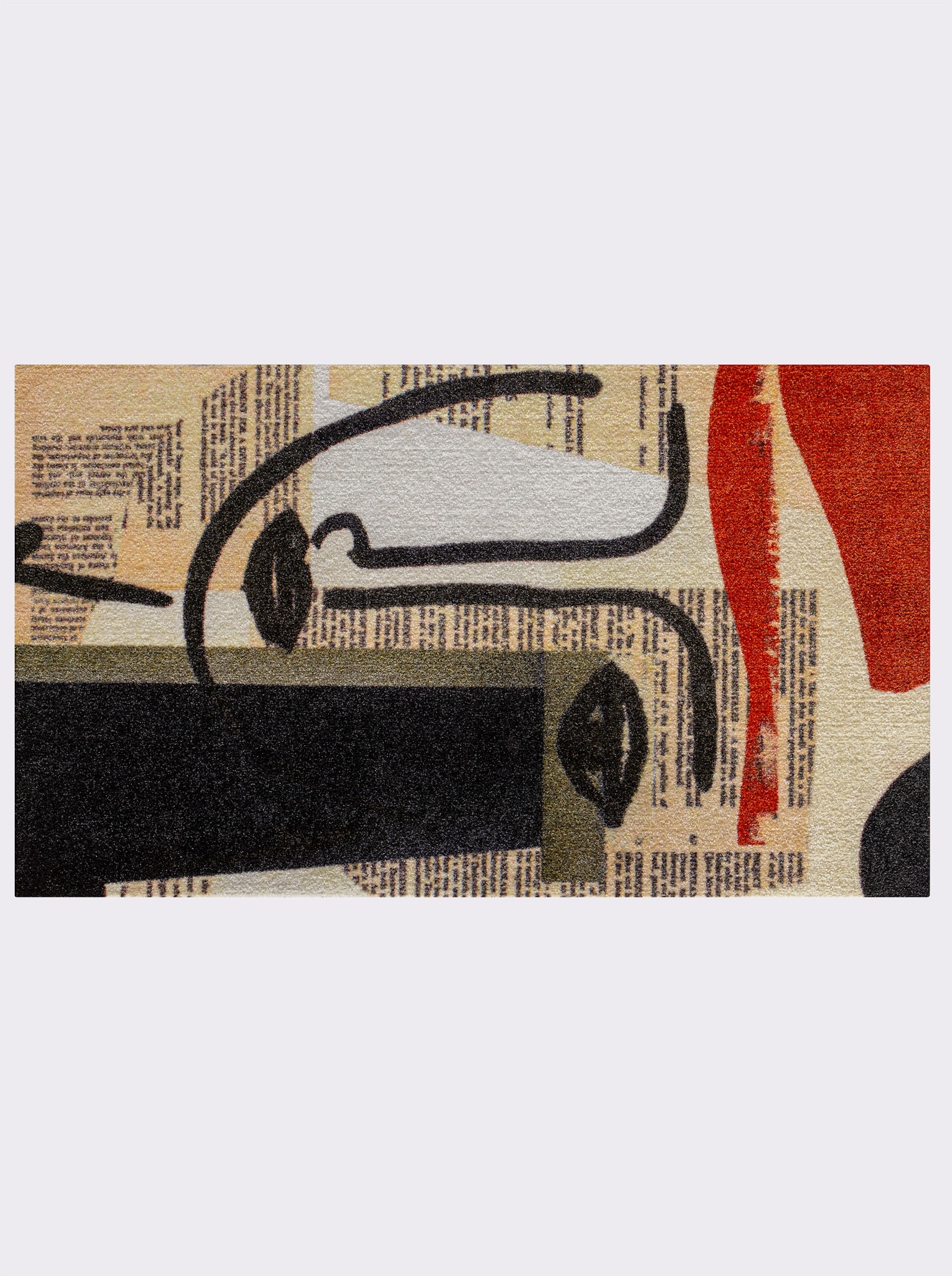 wash+dry by Kleen-Tex Paillasson - beige-anthracite imprimé