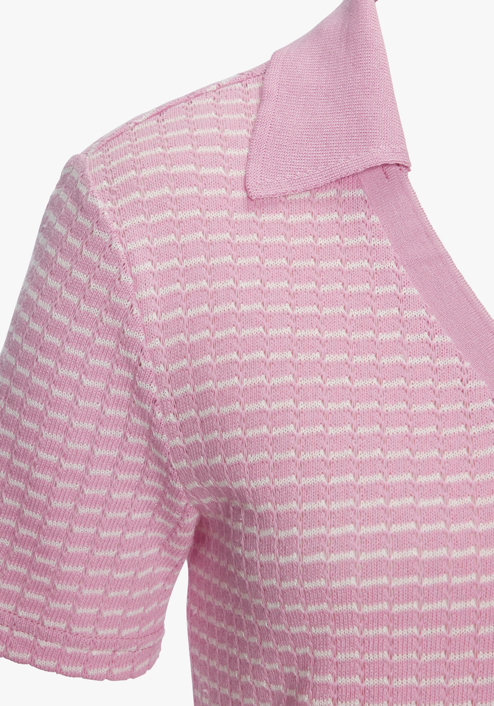 Vivance Poloshirt - roze-crème