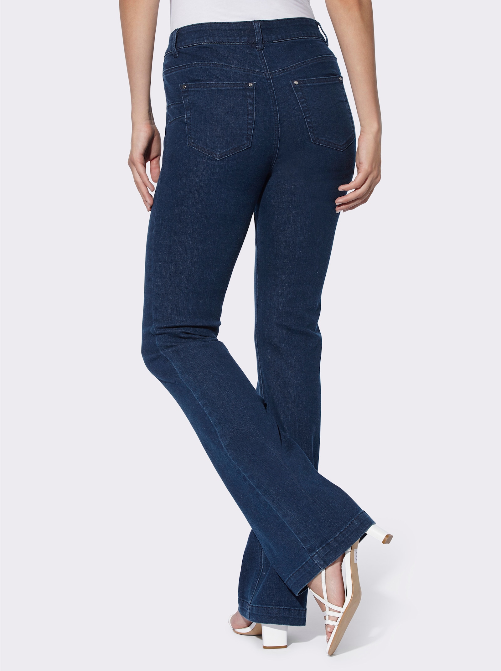 heine Bootcut-Jeans mit Push-up-Effekt - dark blue
