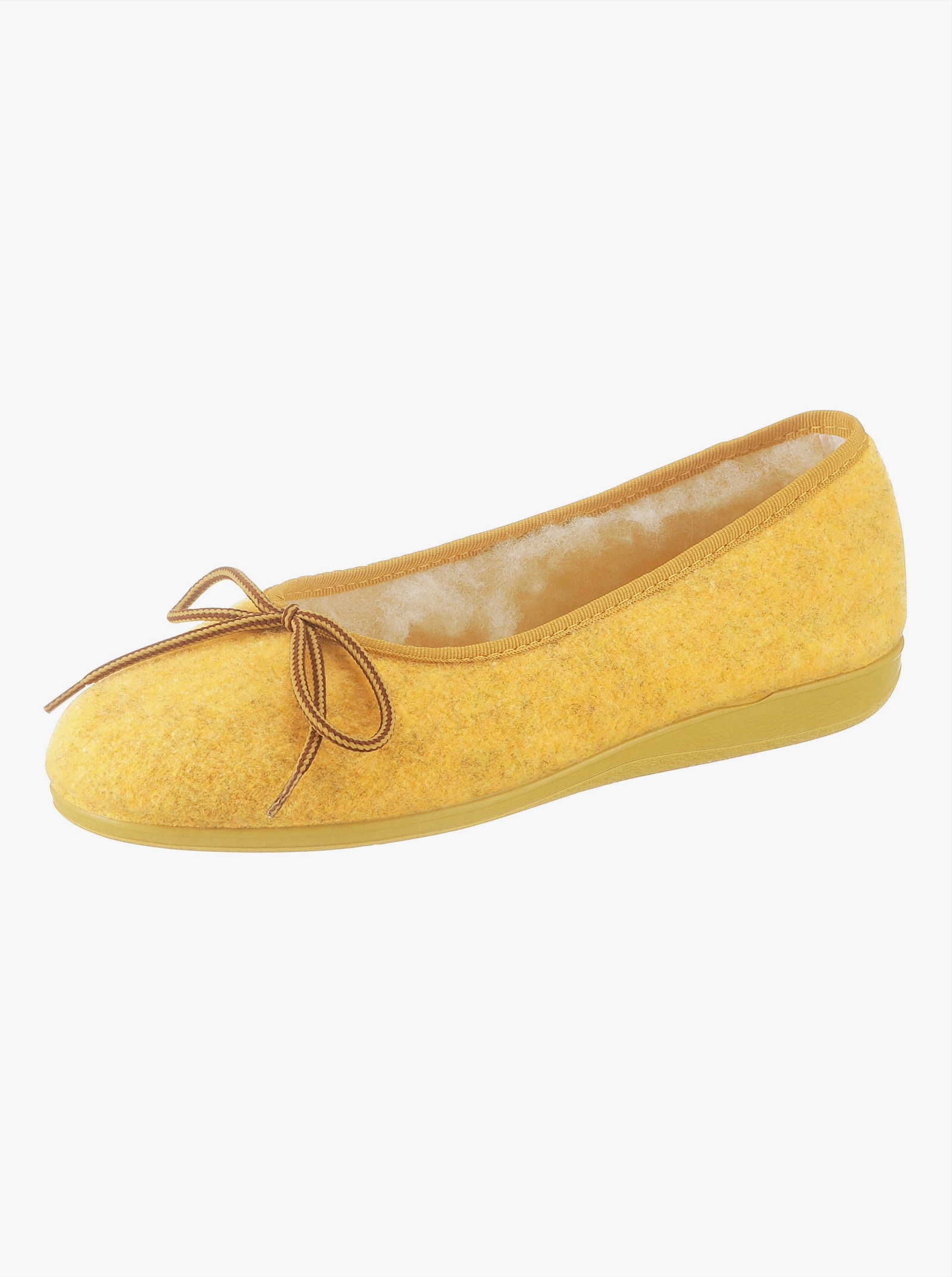 Hausschuh - gelb
