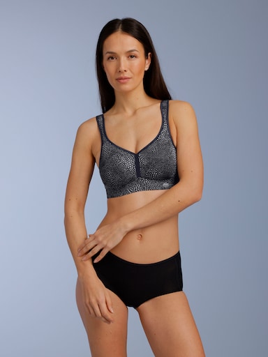 Anita Sport-BH ohne Bügel für starken Halt - anthrazit