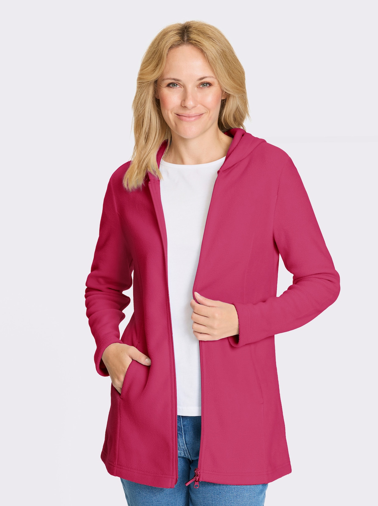 Fleecejacke - fuchsia