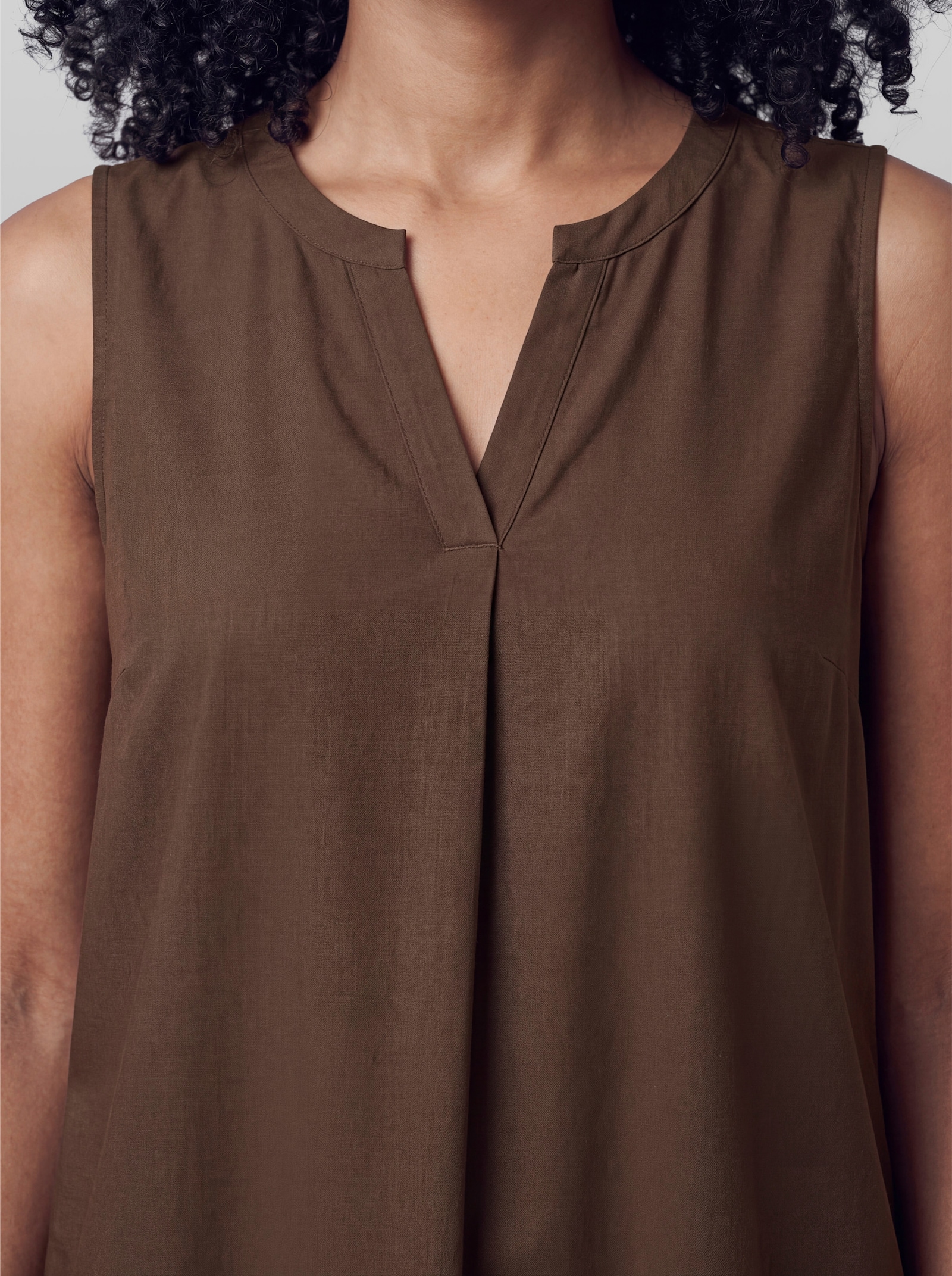 heine Sommerkleid zum Schlupfen - schoko