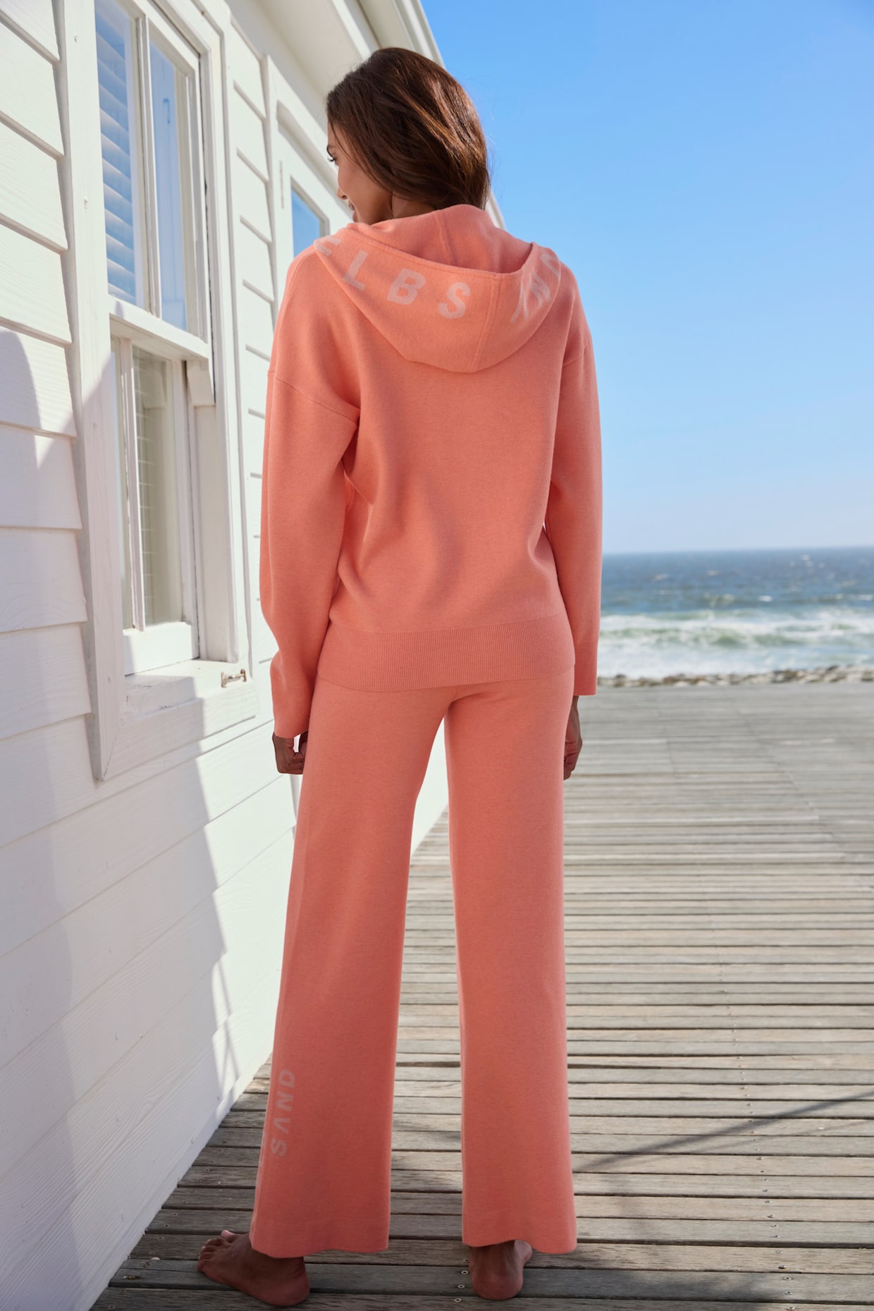 Elbsand Strickhose - aprikose
