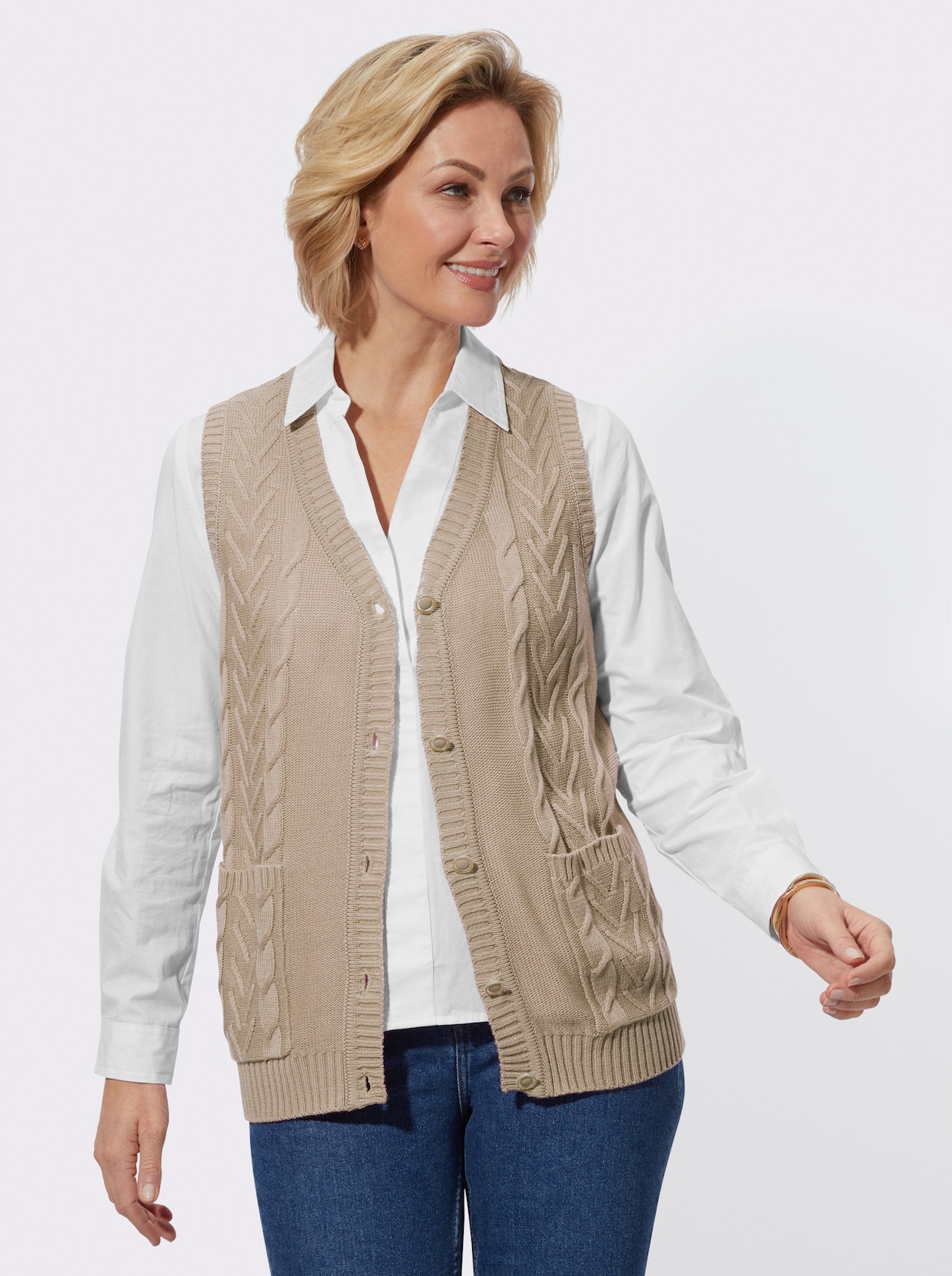Vest - beige