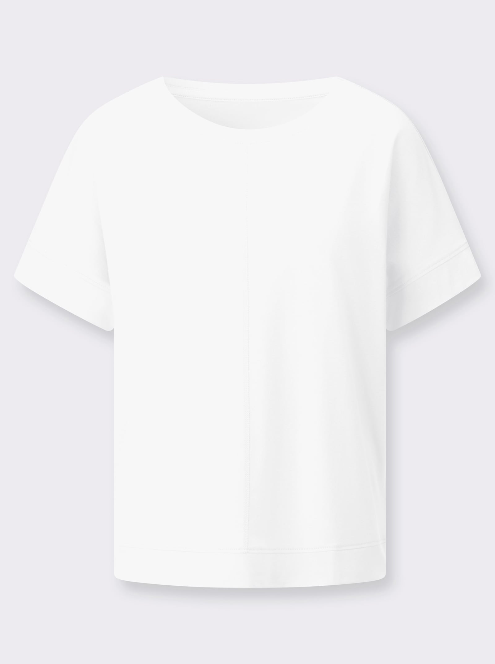 Halbarmshirt - weiß