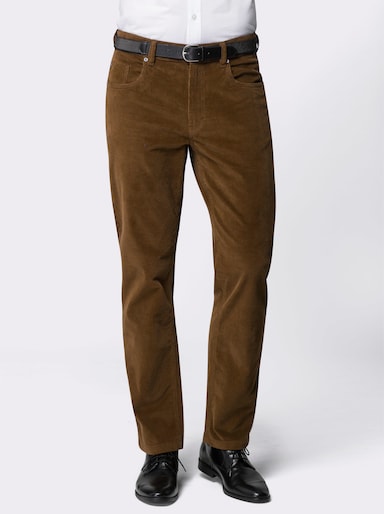 Ribcord broek - cognac