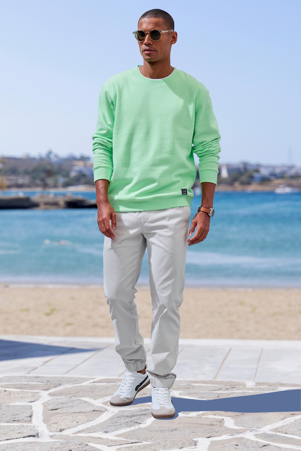 Sweatshirt - lime