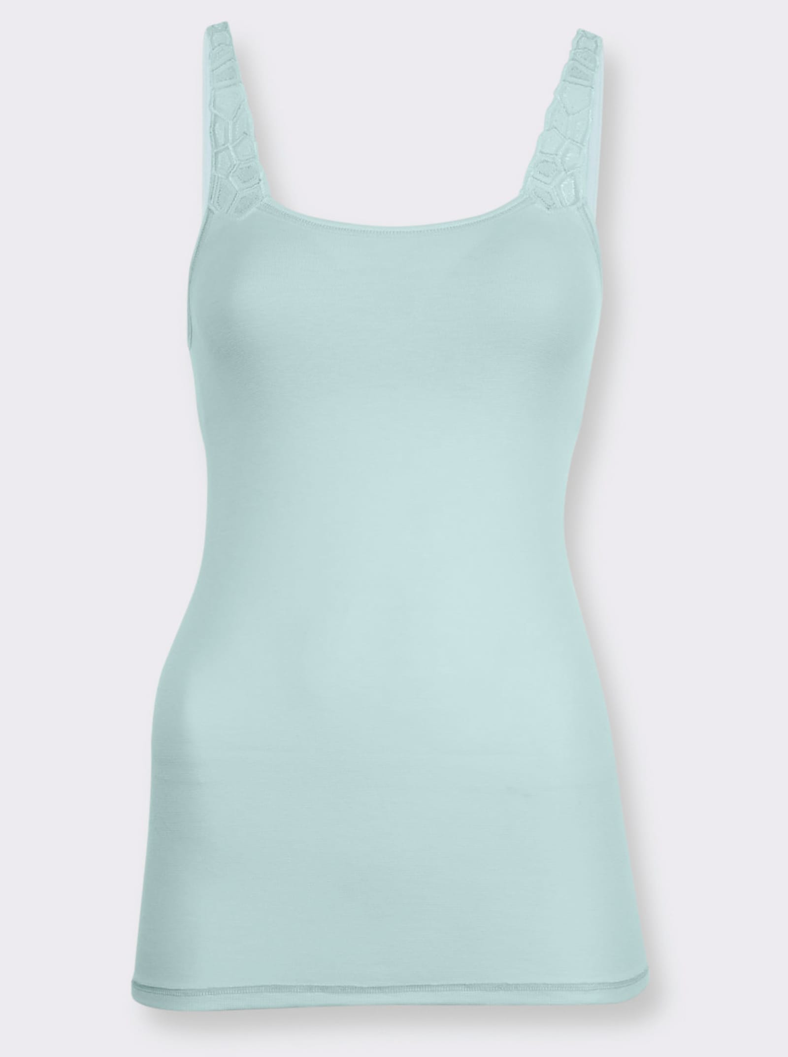 wäschepur Linne med spets - mint