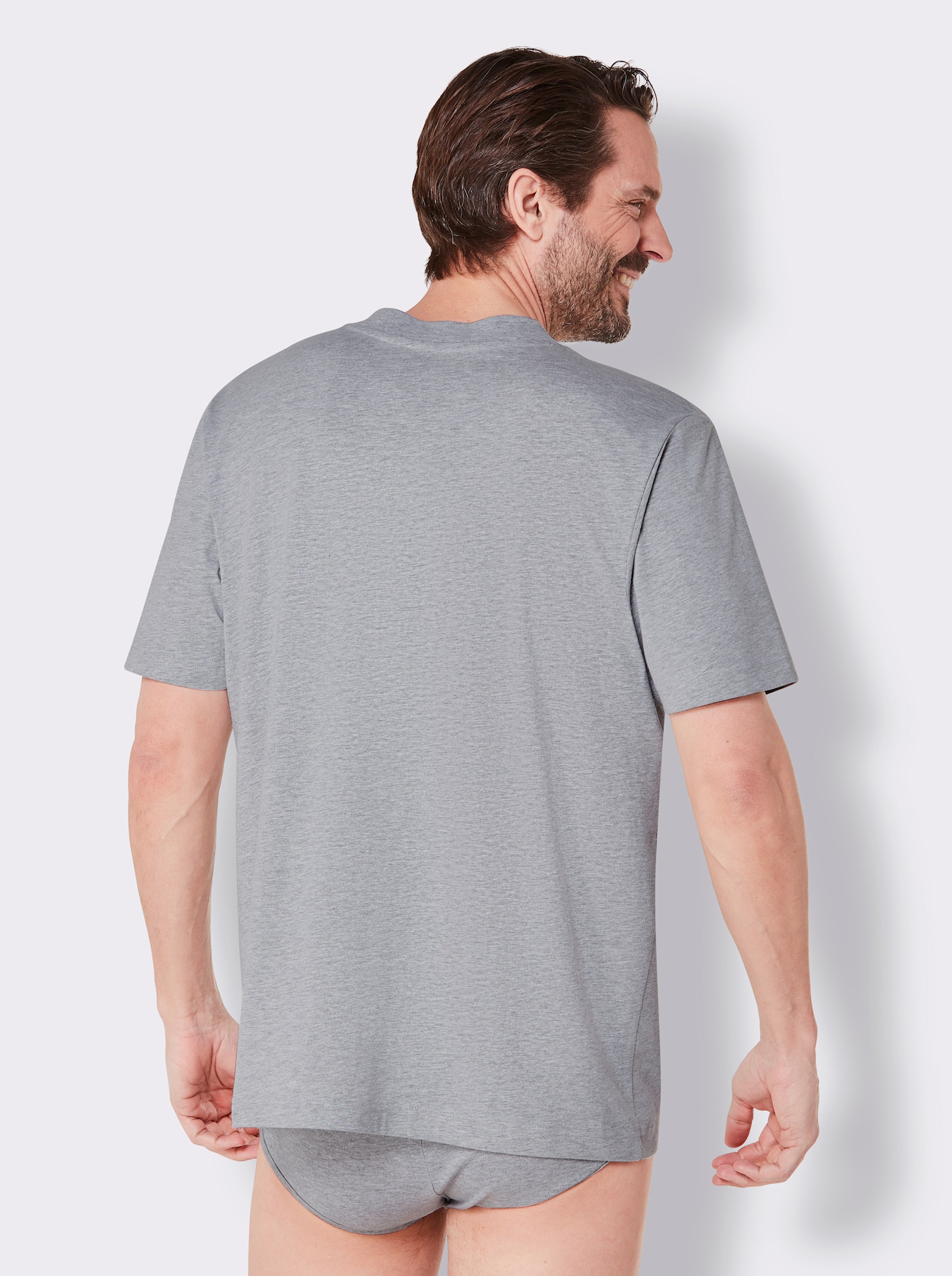 KINGsCLUB Shirt - schwarz + grau-meliert + marine