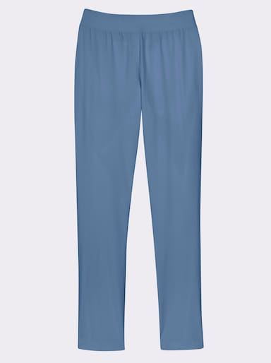 Bengalínové kalhoty - střední modrá