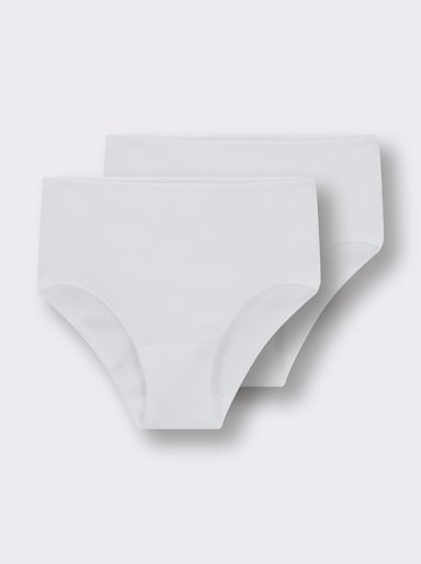 Schiesser Hüftslip - weiß