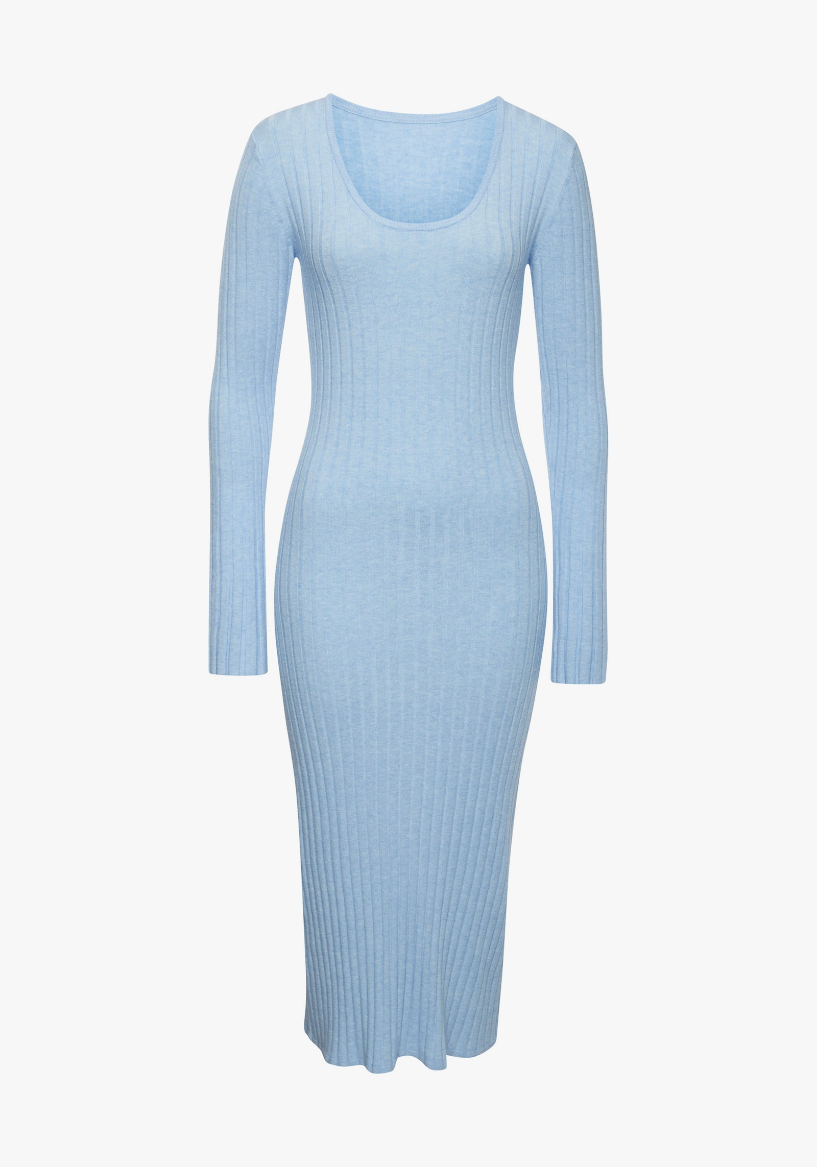 French Connection Strickkleid - blau-meliert