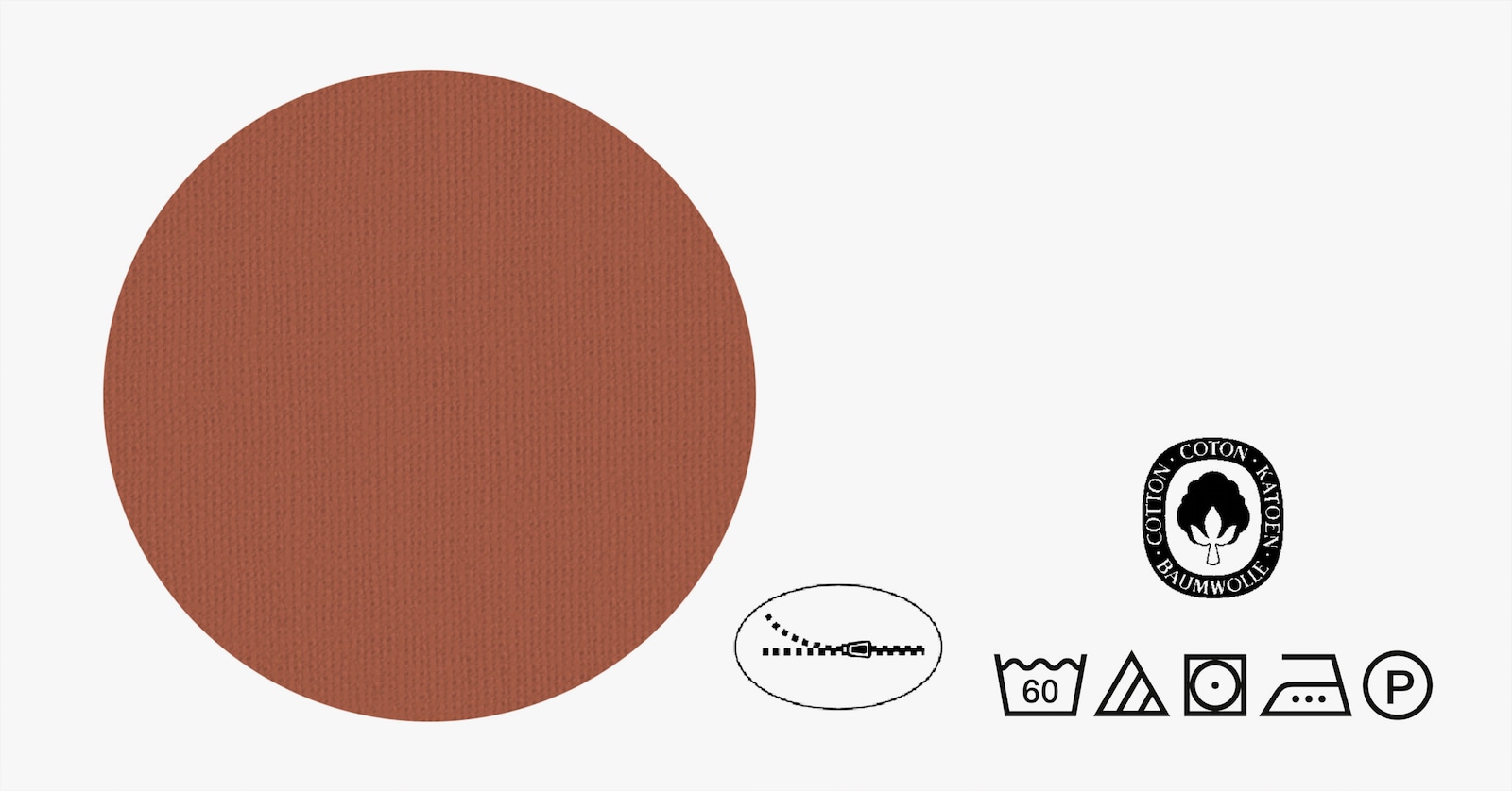 Biberna Bettwäsche - braun-grau