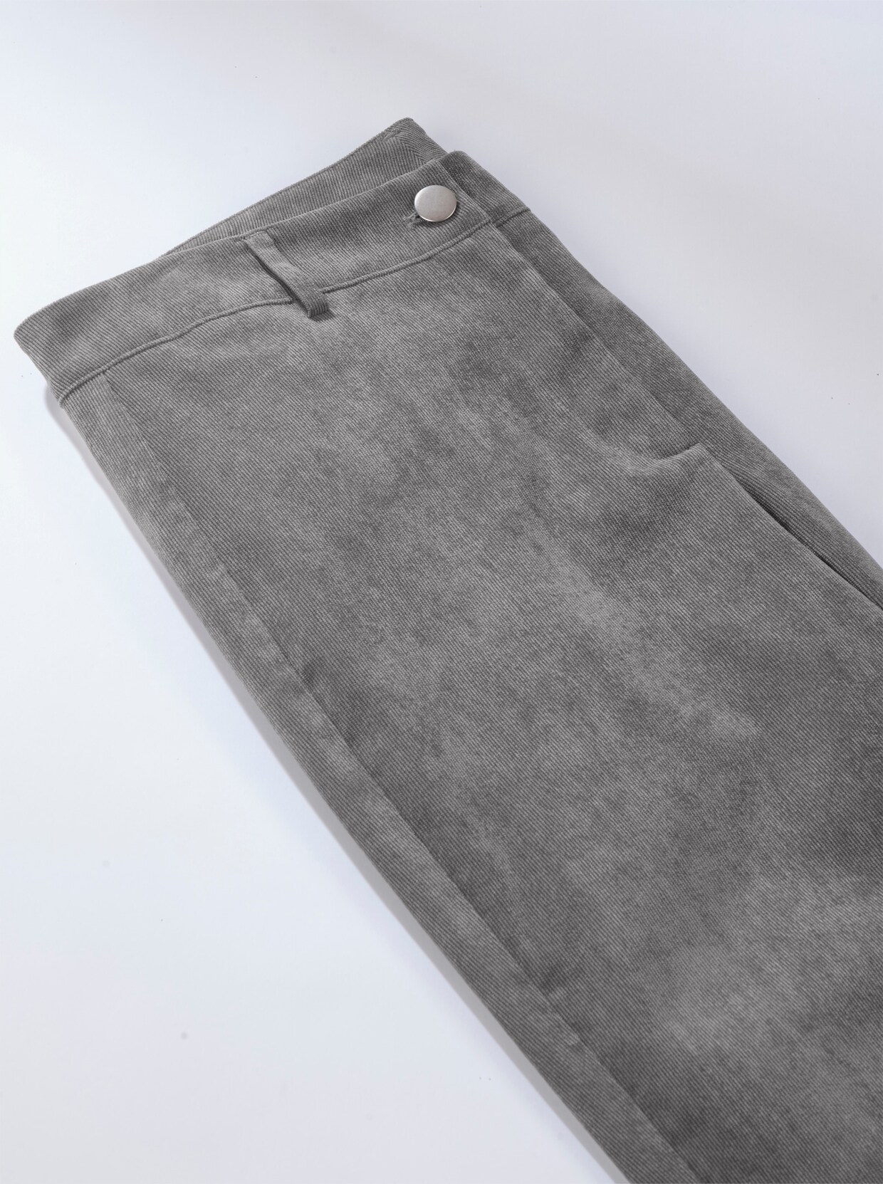 Cordhose - grau