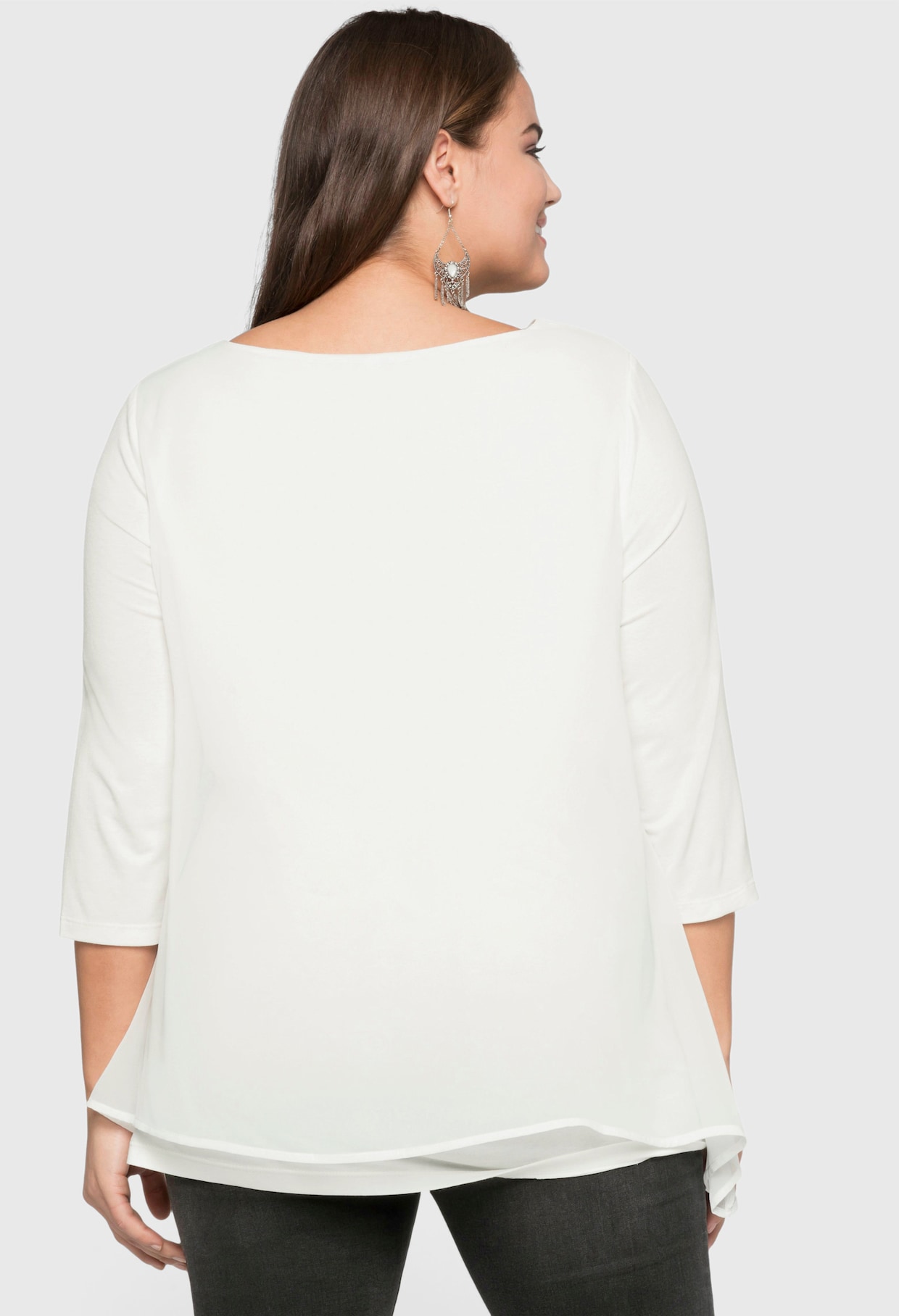 sheego T-shirt - offwhite