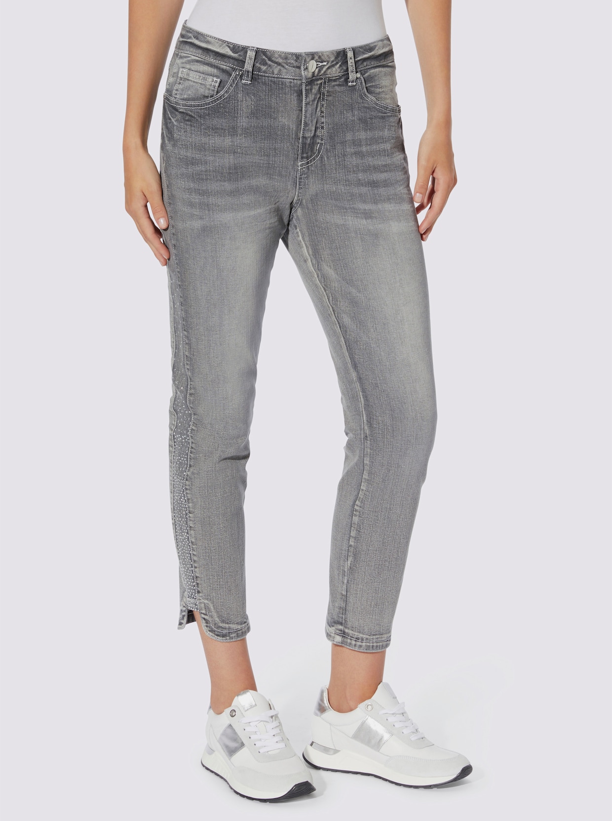 heine 7/8-Jeans - light grey-denim