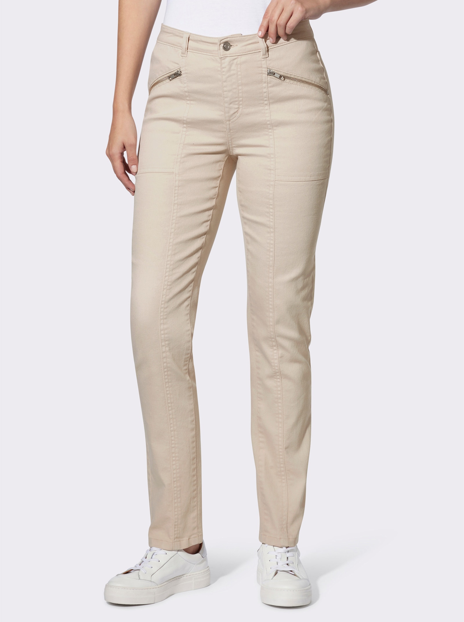 heine Broek met ritszakken - zand