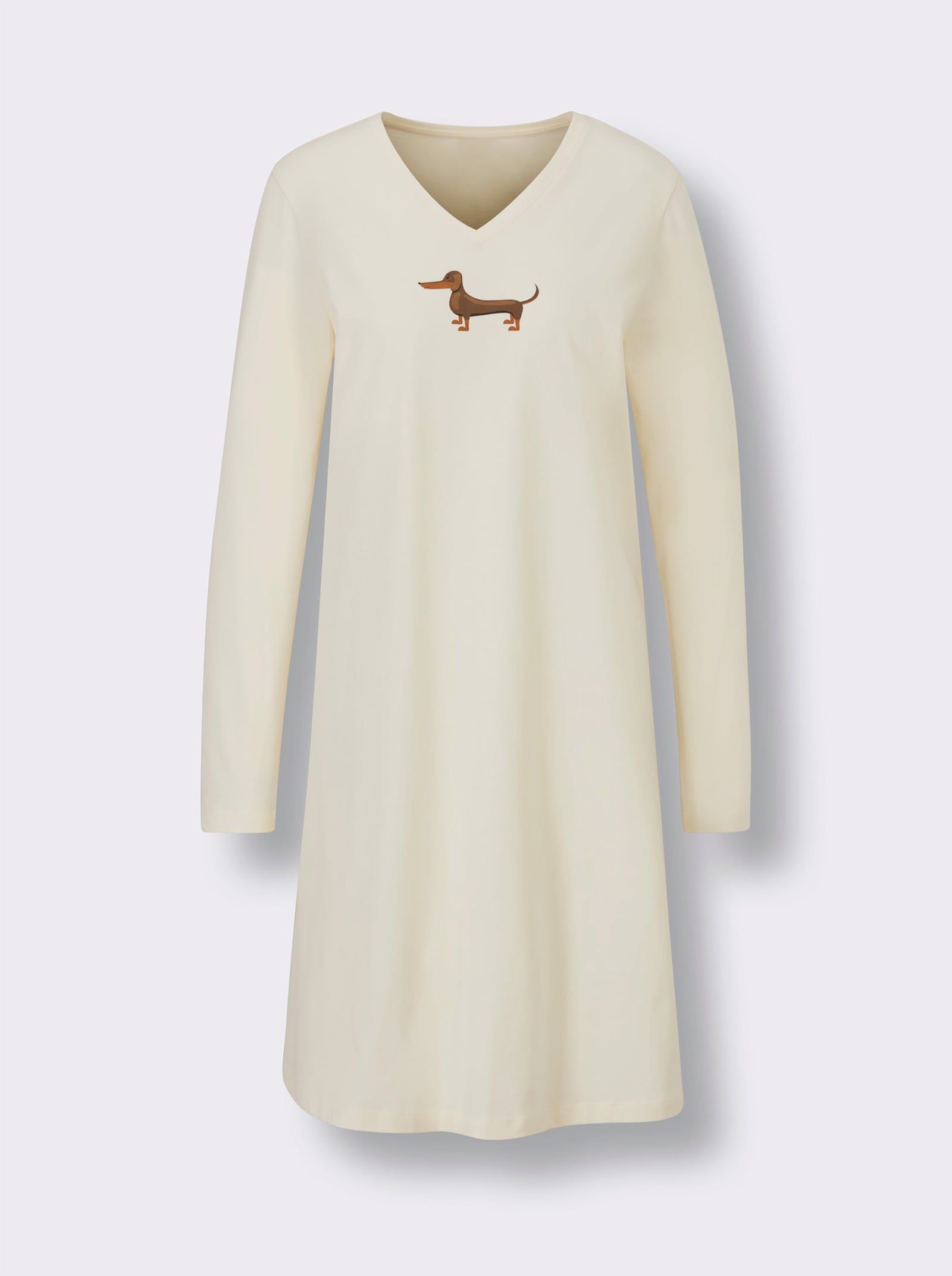 wäschepur Sleepshirts - champagner + braun