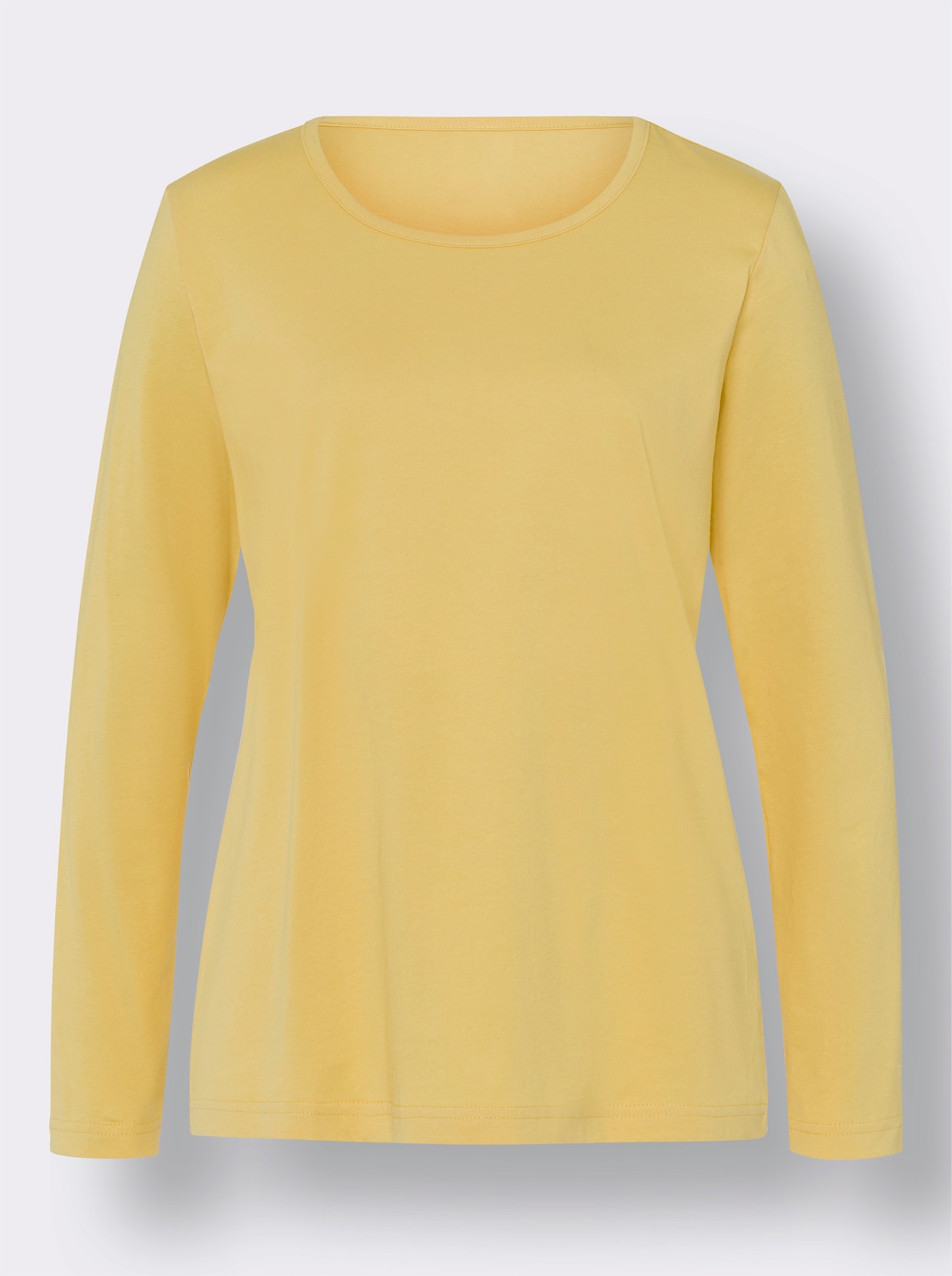 Shirt met lange mouwen - geel