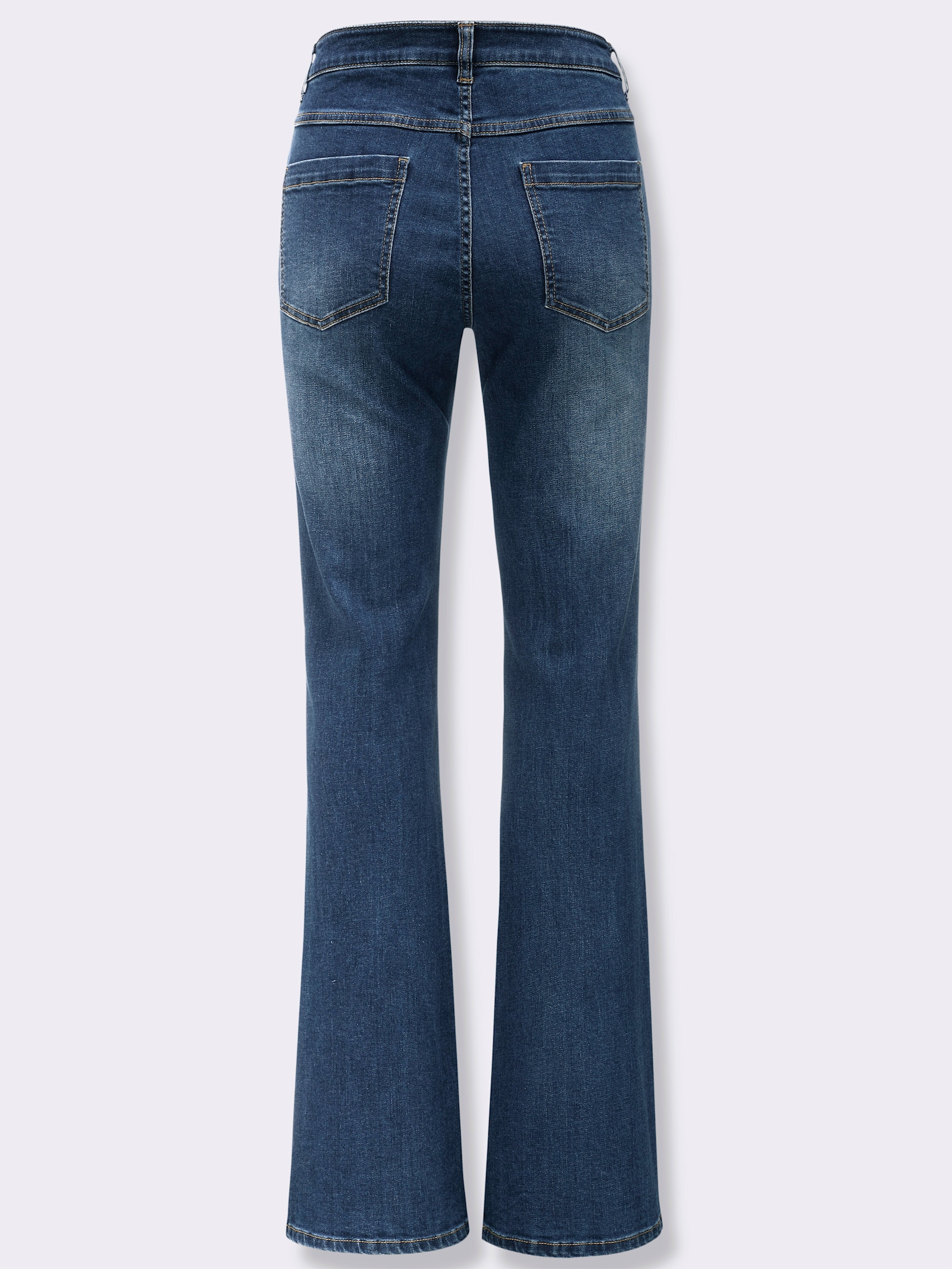 Schlagjeans in 5-Pocket-Form - blue-stone-washed