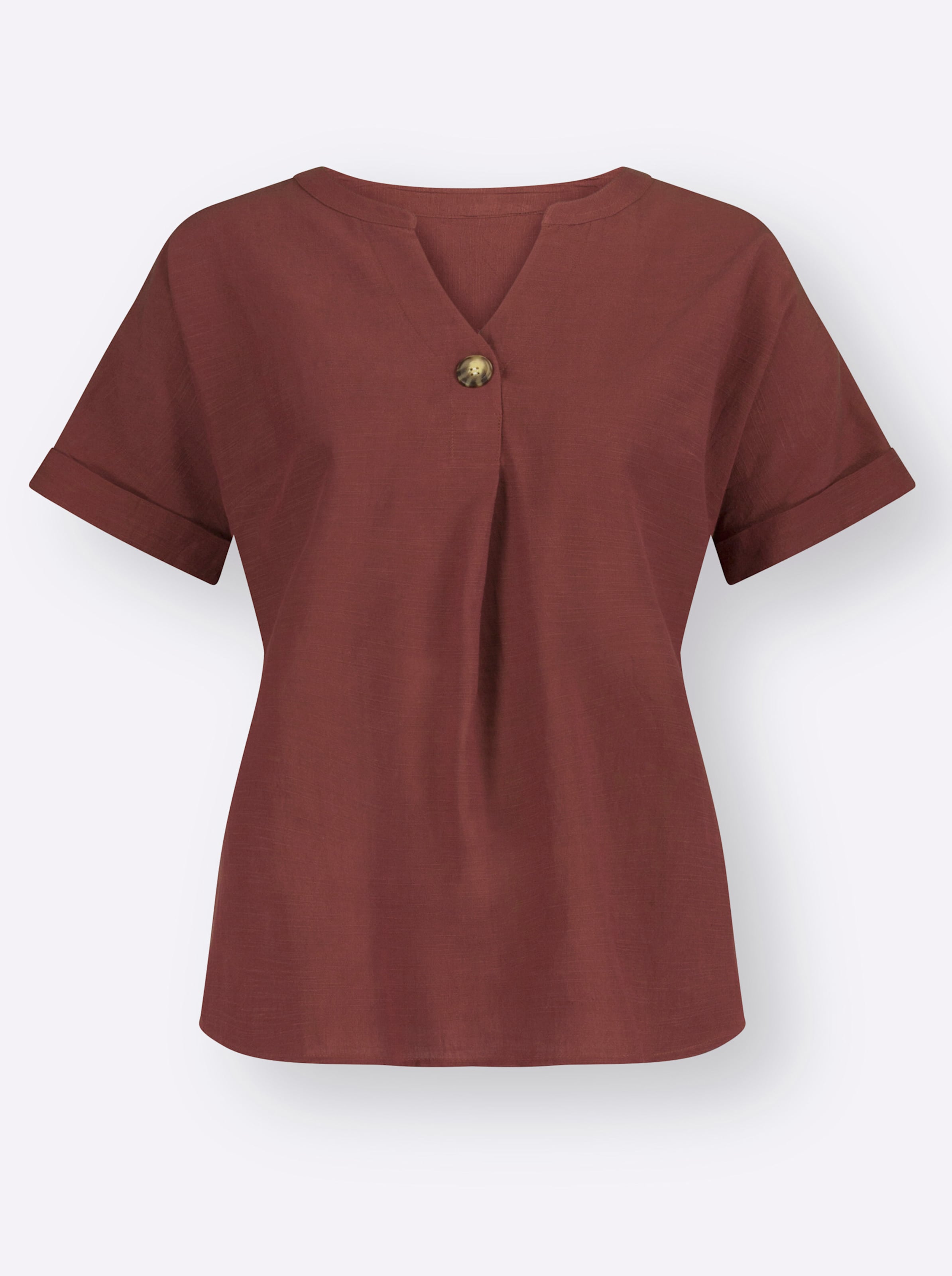 Witt Weiden Damen Schlupfbluse rotbraun  - Onlineshop Witt Weiden
