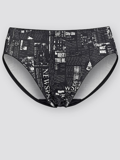 wäschepur Jazzpants - schwarz-weiß