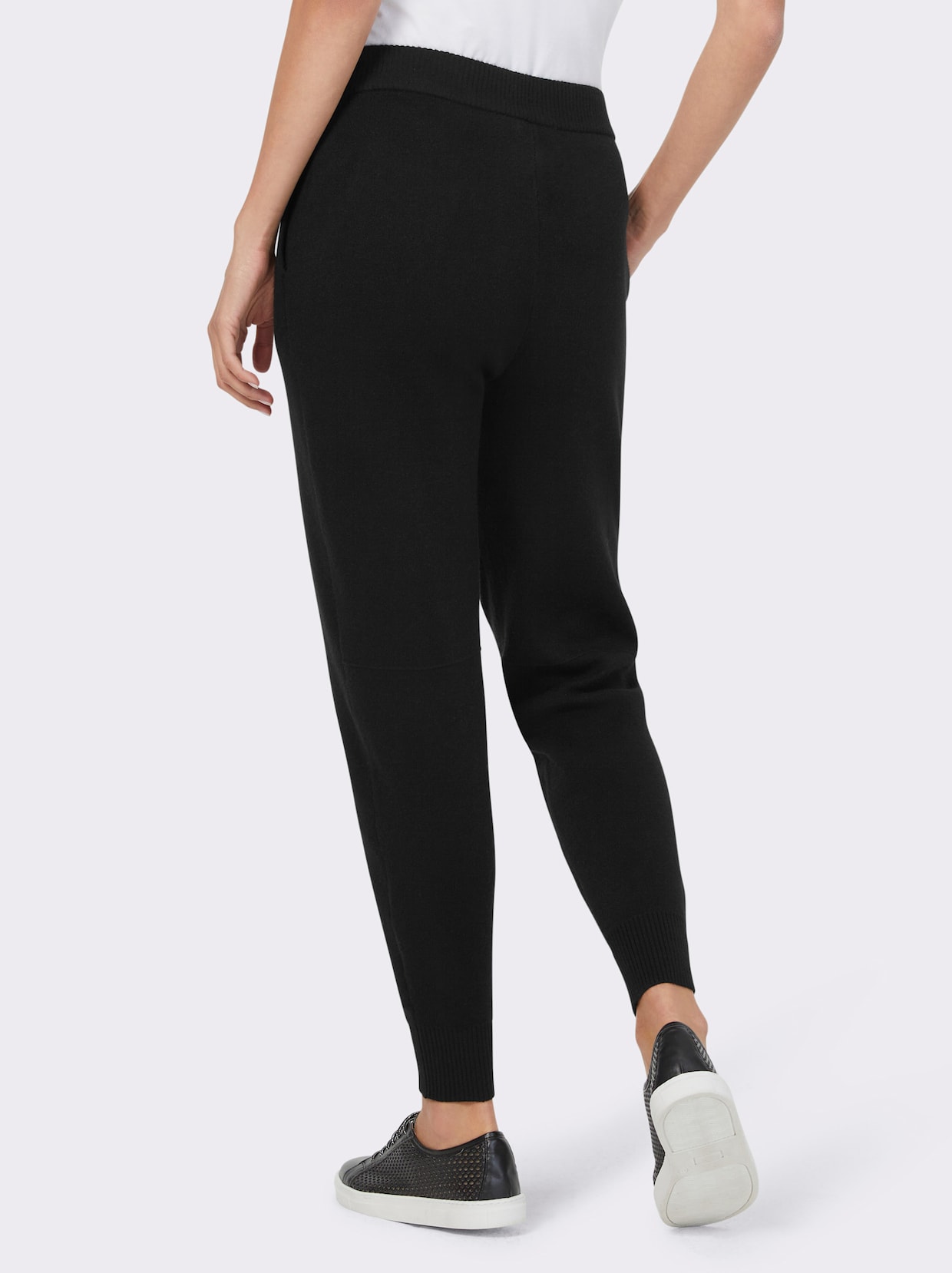 heine Broek van tricot - zwart