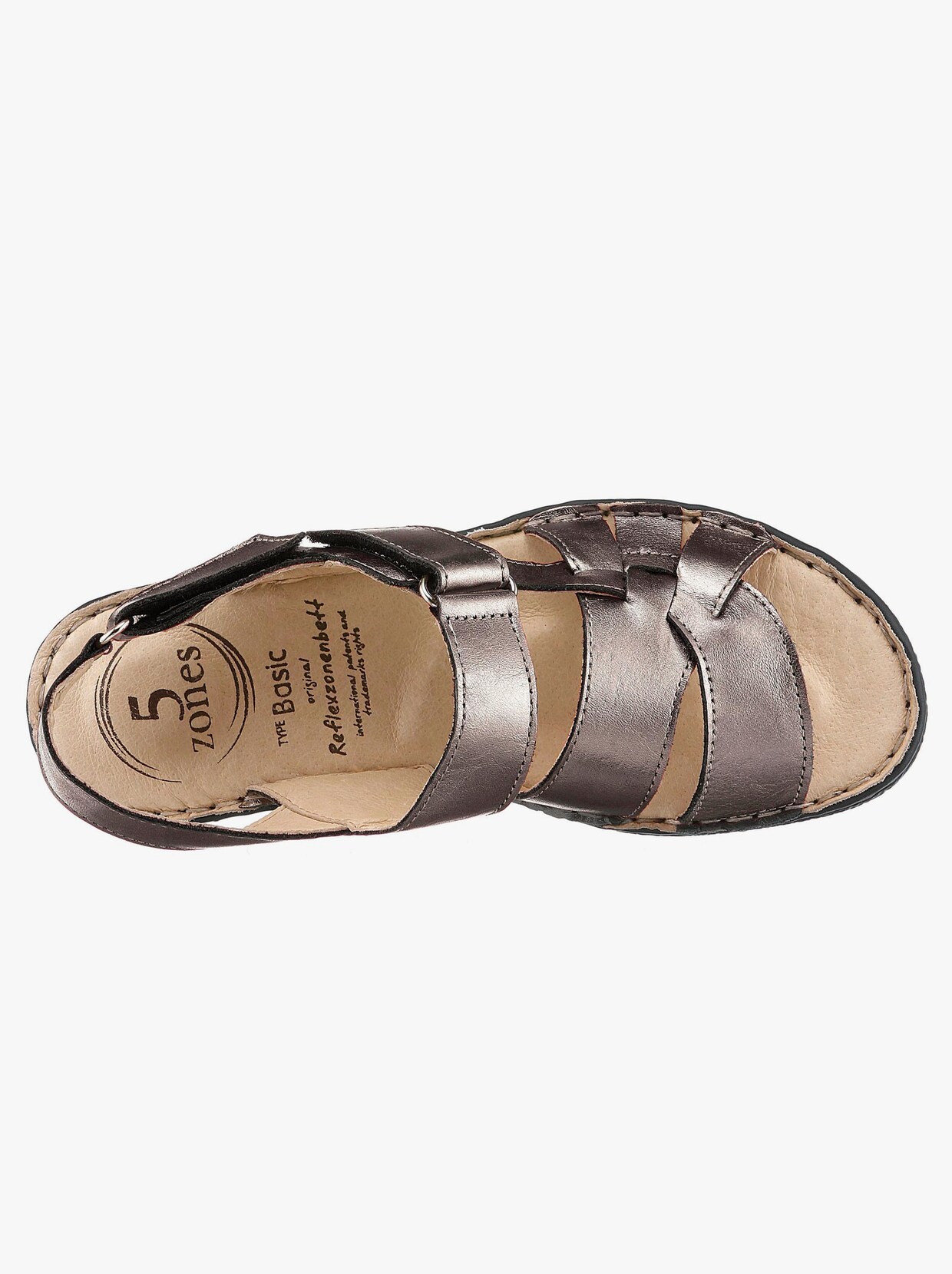 Sandalette - bronzefarben