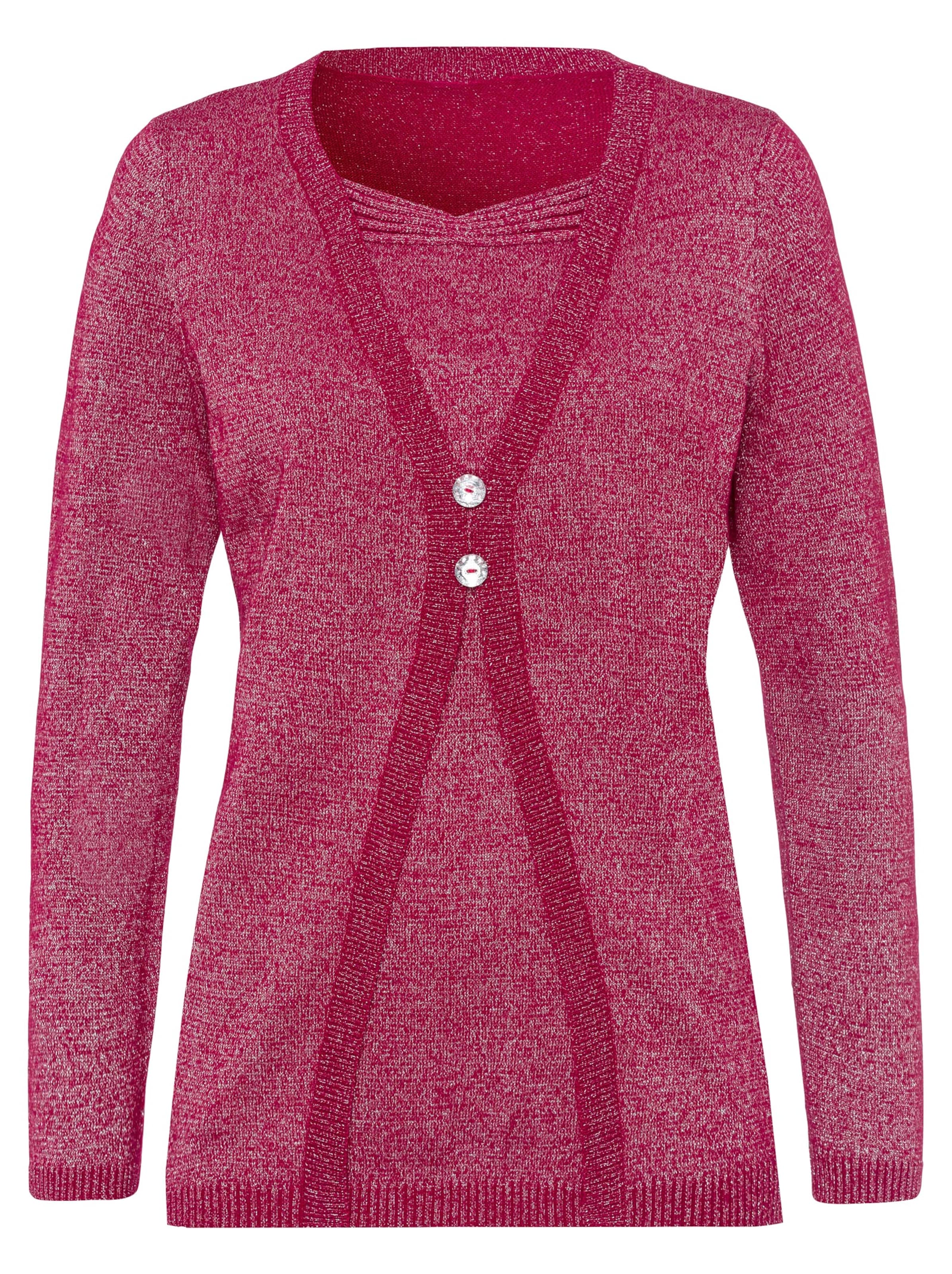 2-in-1-Pullover - rot