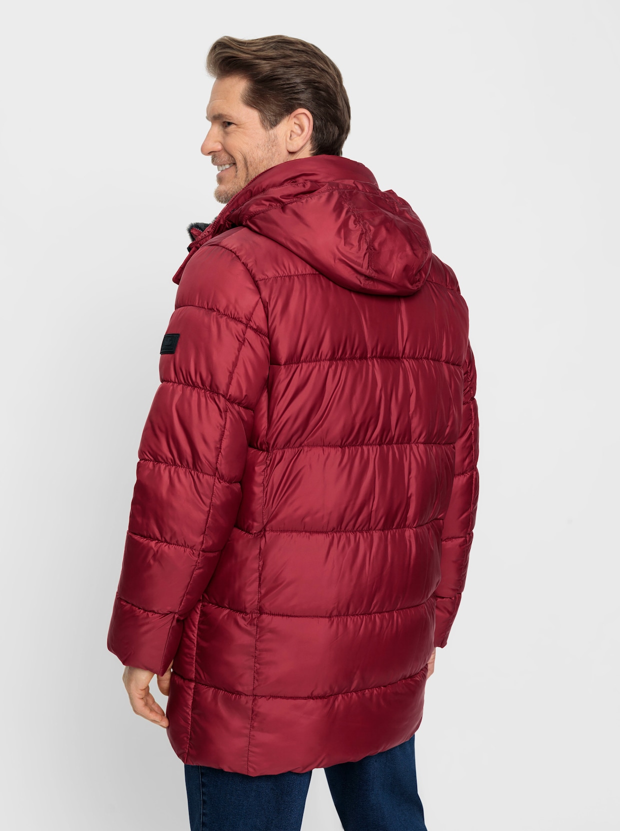 New Canadian Longjacke - dunkelrot