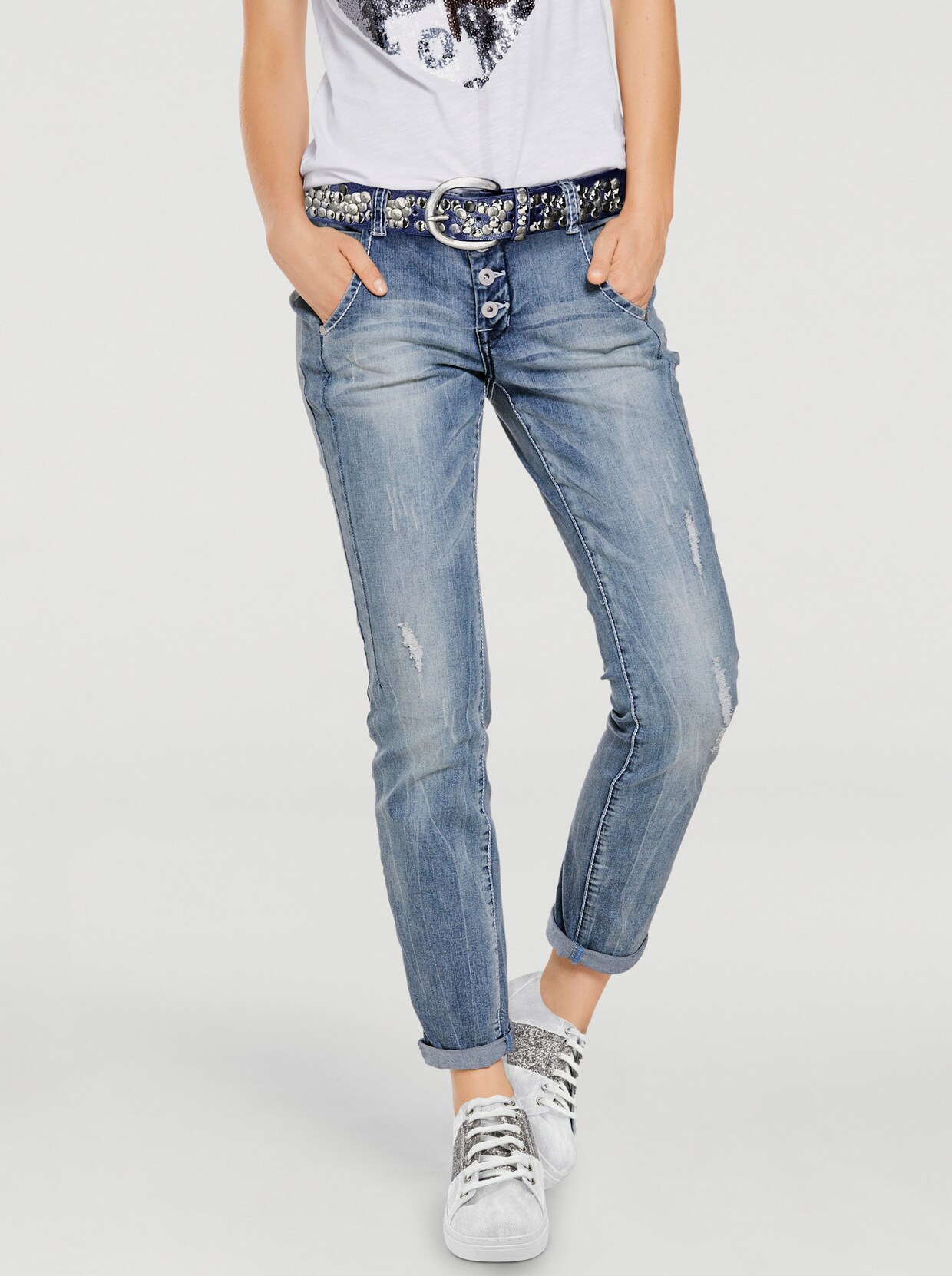heine Boyfriend Jeans - bleached