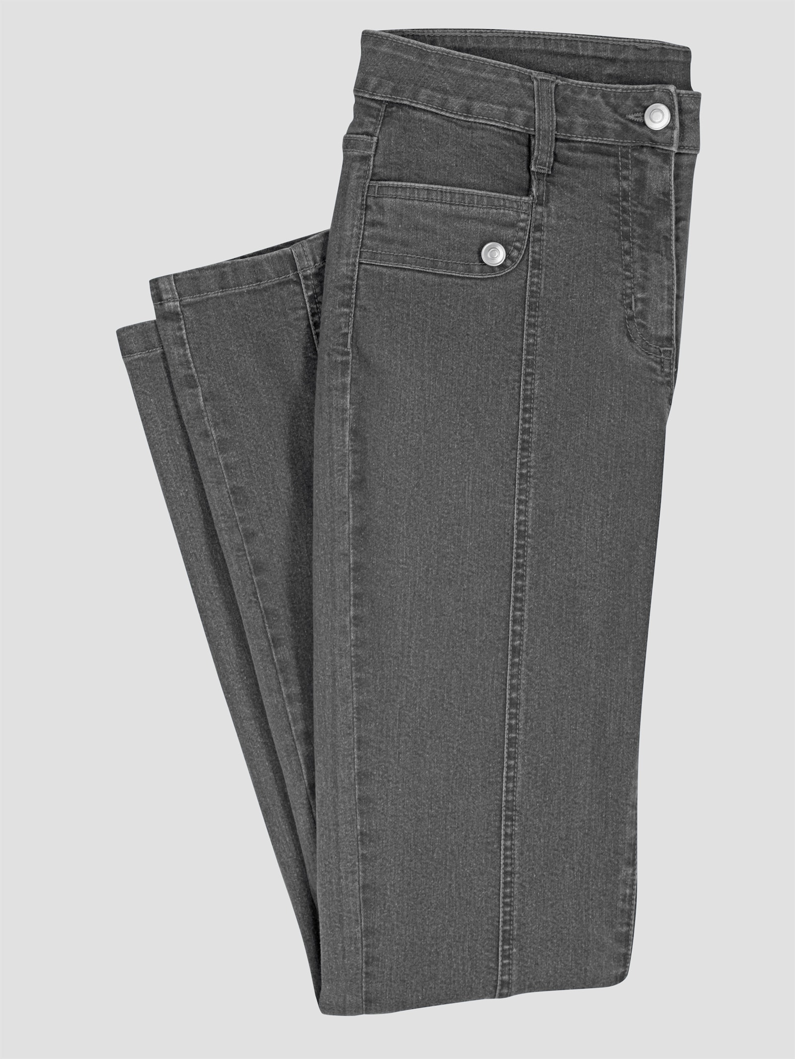 Jeans mit Stretch-Anteil - grey-denim