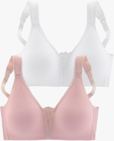 petite fleur Soft-BH - rosa+weiß