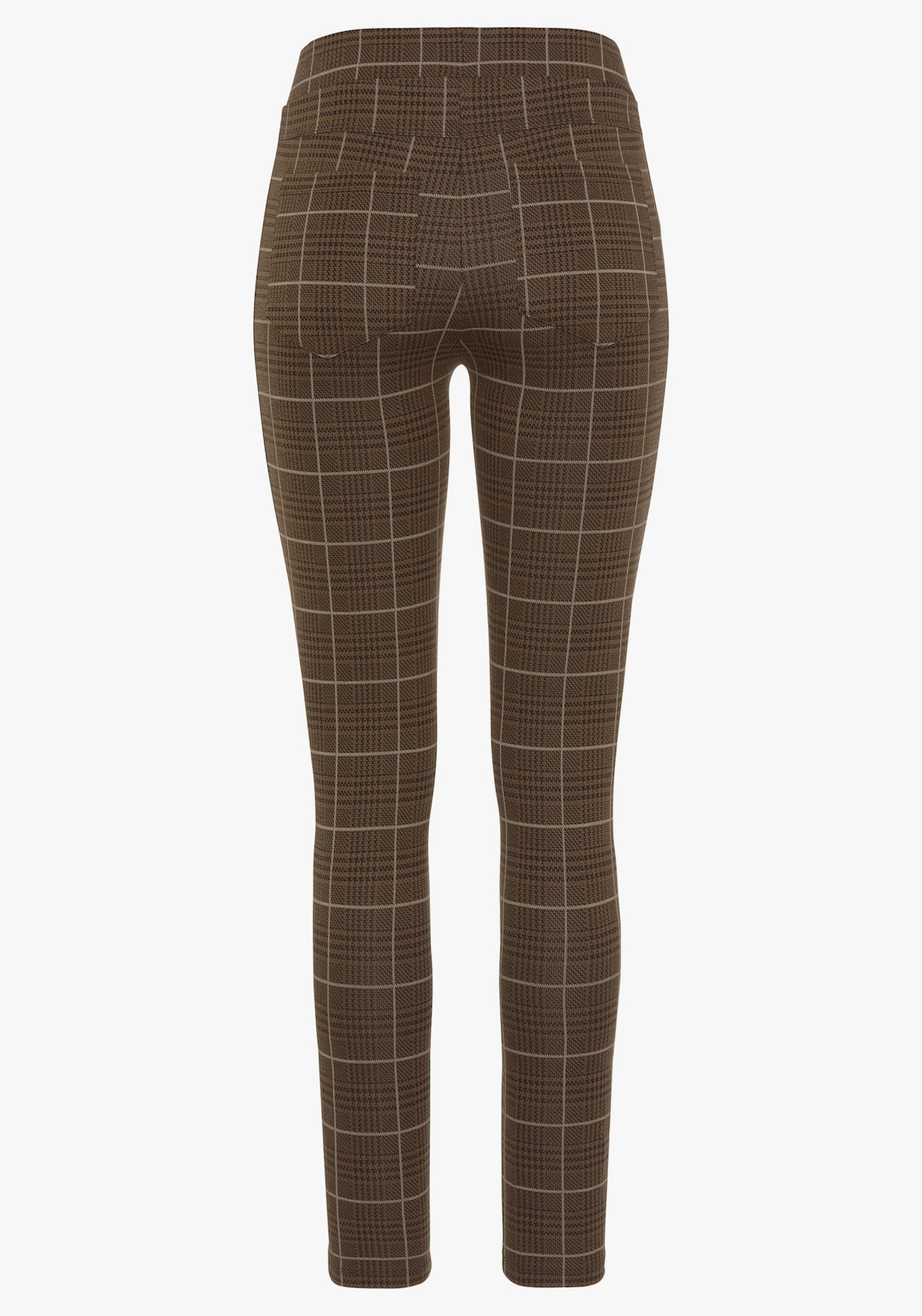 LASCANA Legging - beige/bruin geruit