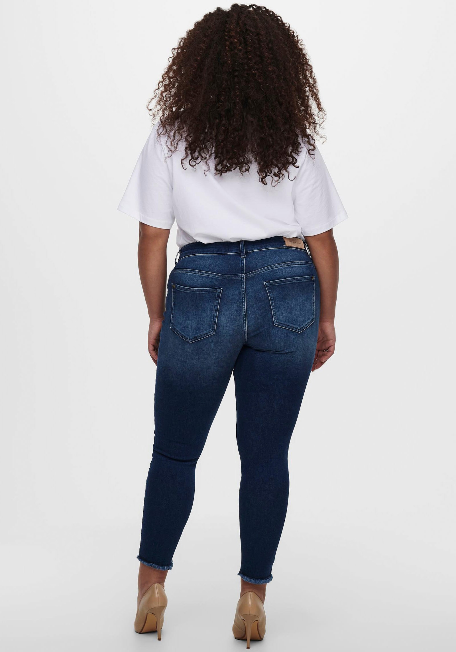 Skinny-fit-Jeans - blue-used