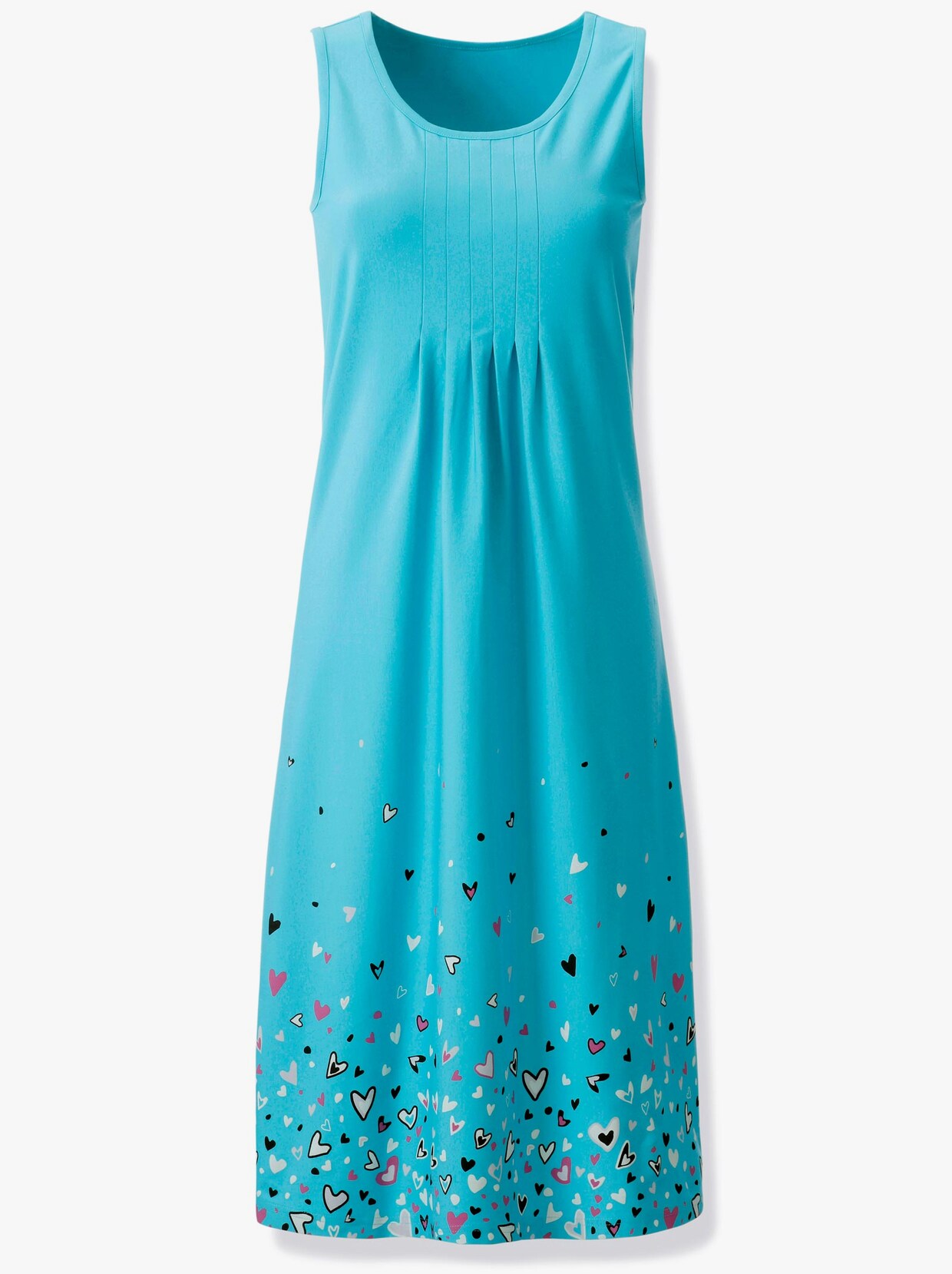 Jerseykleid - türkis