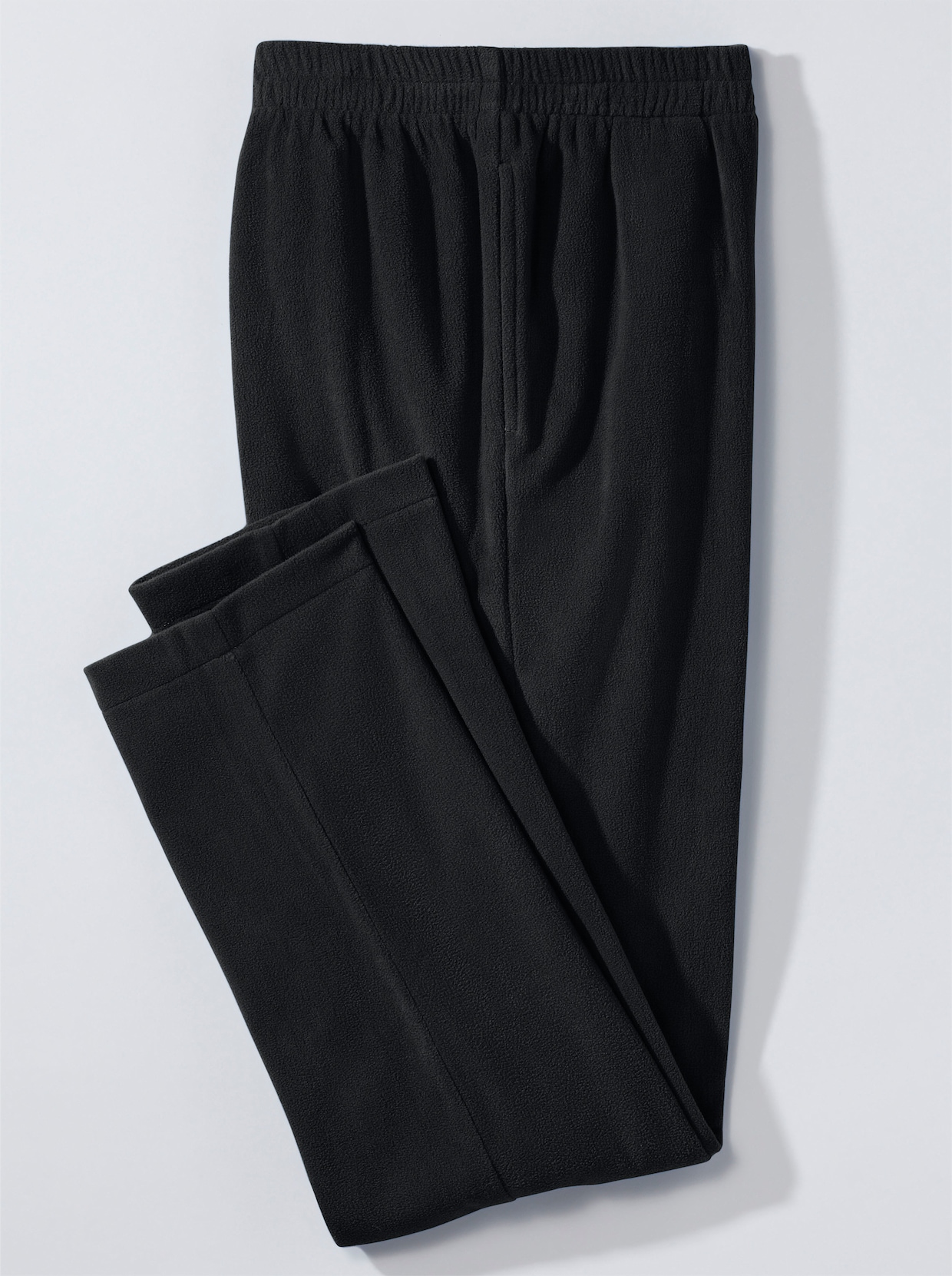 Fleecové kalhoty - černá